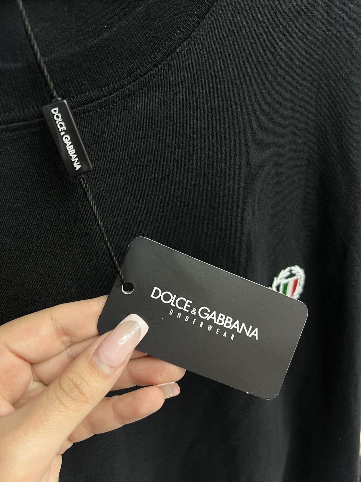Dolce & Gabbana Dolce & Gabbana Black Tee Size US XL / EU 56 / 4 - 8 Thumbnail