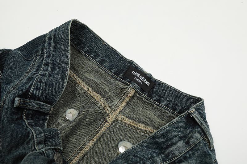 Japanese Brand × Jean High street washed distressed ripped flared jeans y2k Size US 32 / EU 48 - 4 Thumbnail