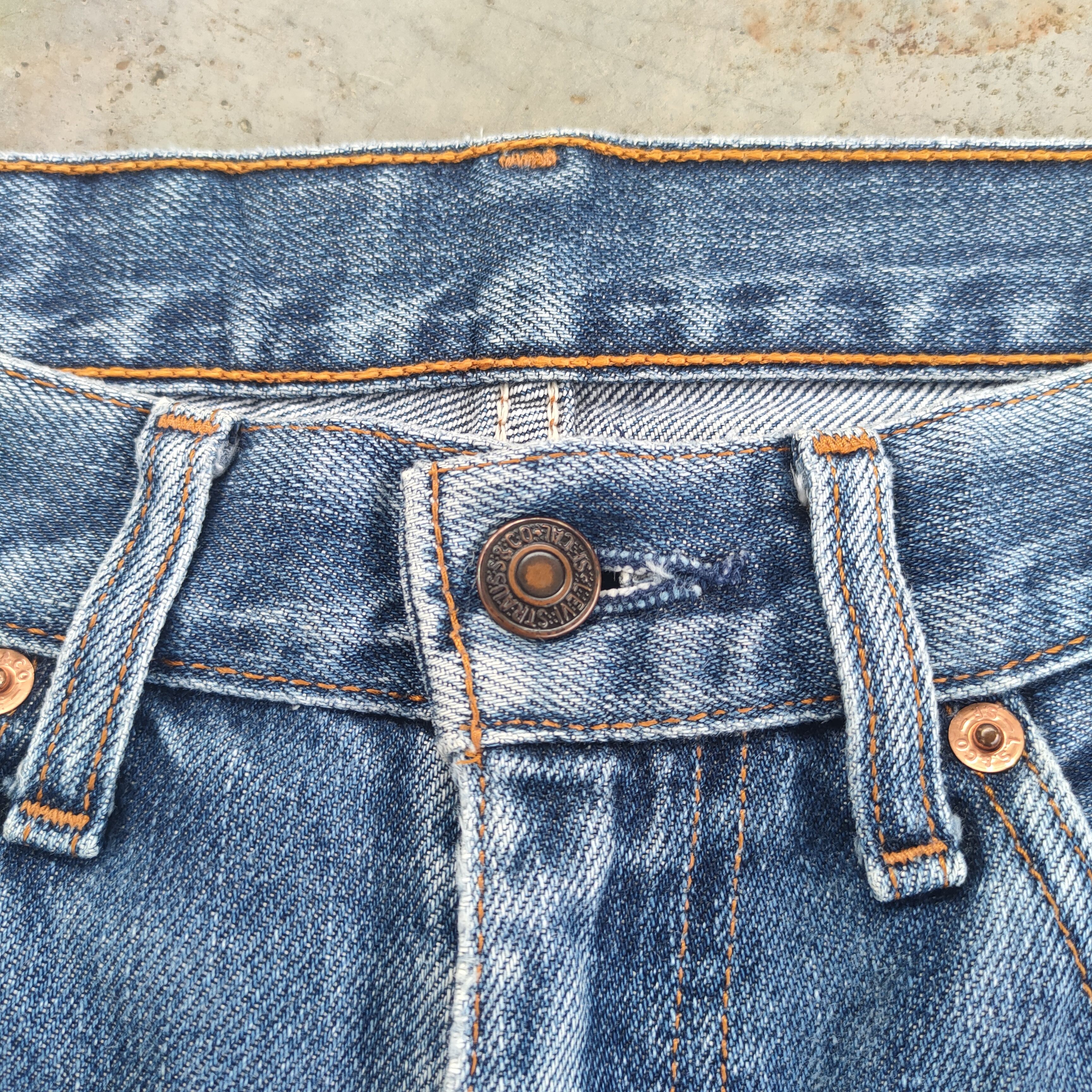 Levi's Vintage Clothing W32 VINTAGE 2001 LEVI'S 512 FADED JEANS DENIM PANTS Size US 32 / EU 48 - 5 Thumbnail