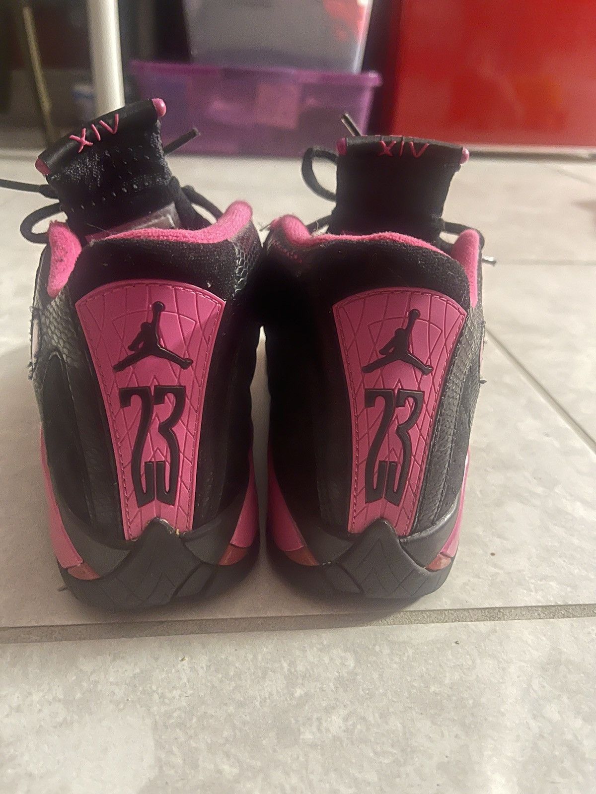 Jordan Brand Air Jordan 14 Desert Pink Size US 4 / IT 34 - 2 Thumbnail