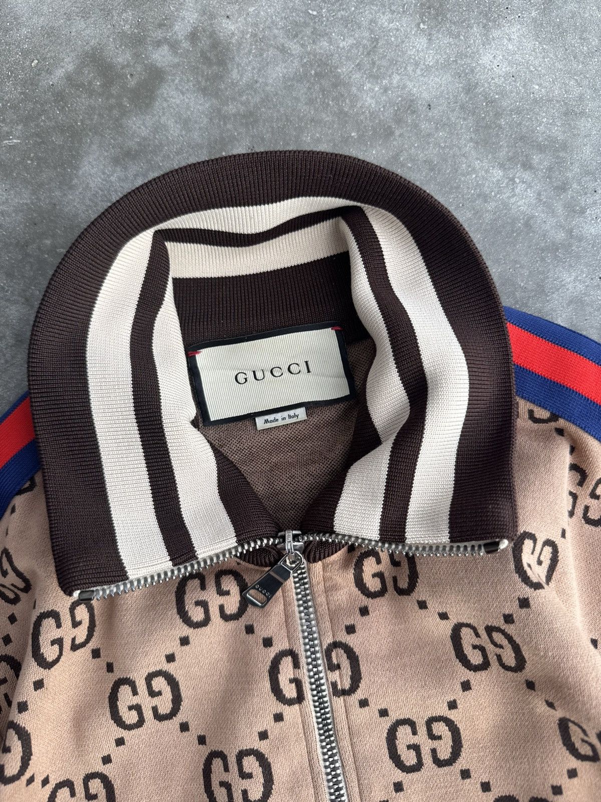 Gucci Gucci jacquard technical knit jacket designer monogram hype Size US M / EU 48-50 / 2 - 2 Thumbnail