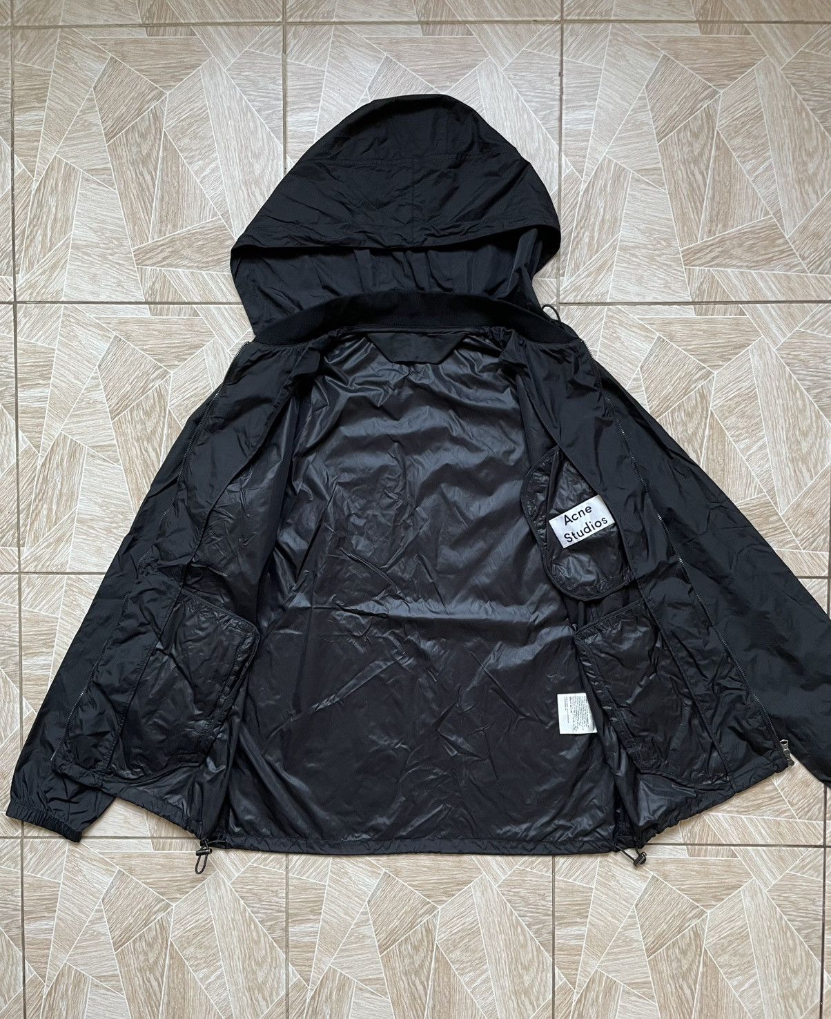 Acne Studios Acne Studios Wildfred New SS15 Nylon Metal Black Jacket 46 Size US S / EU 44-46 / 1 - 11 Thumbnail
