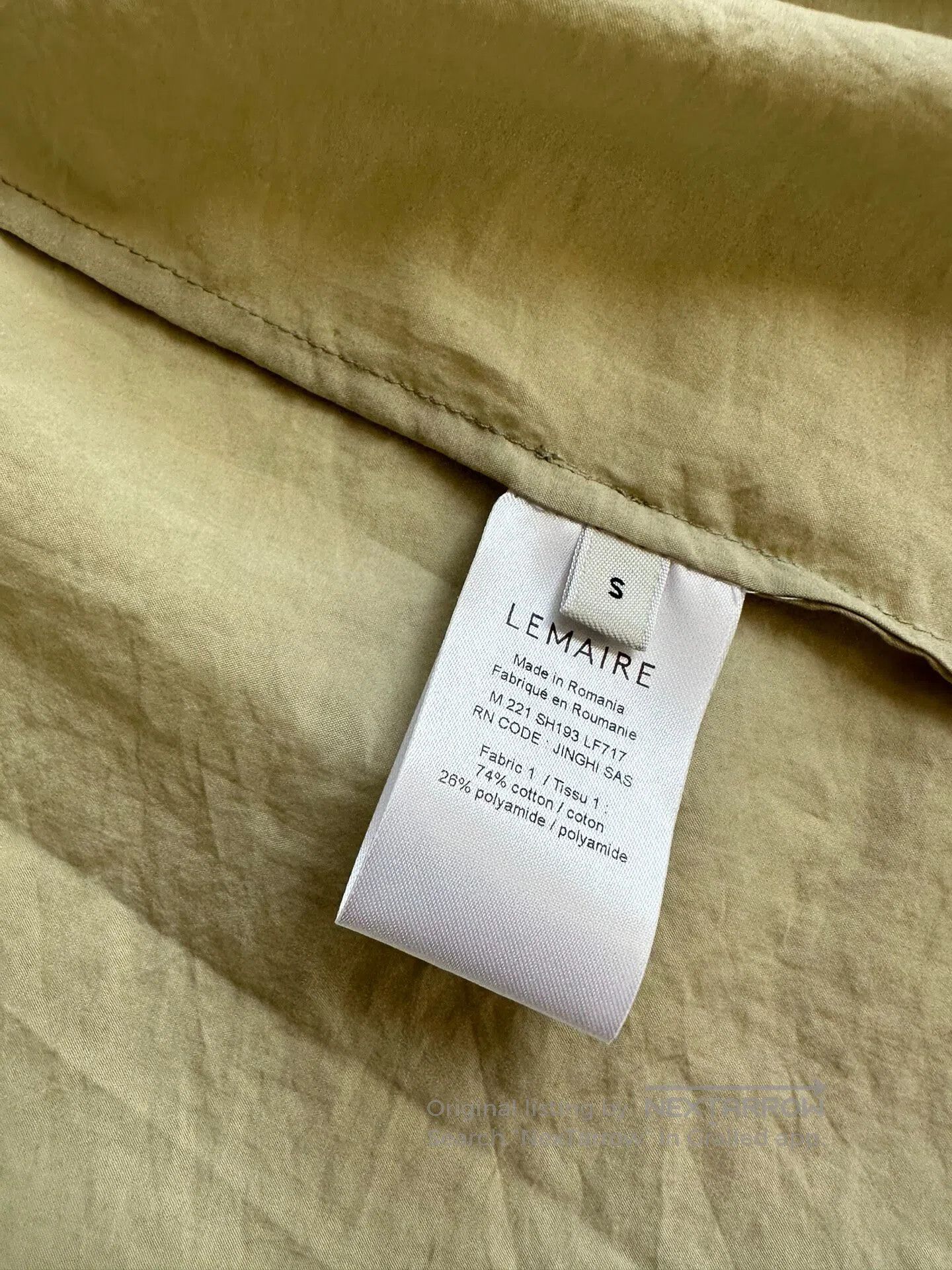 Lemaire LEMAIRE 22SS Short-sleeved shirt| Size US S / EU 44-46 / 1 - 6 Thumbnail