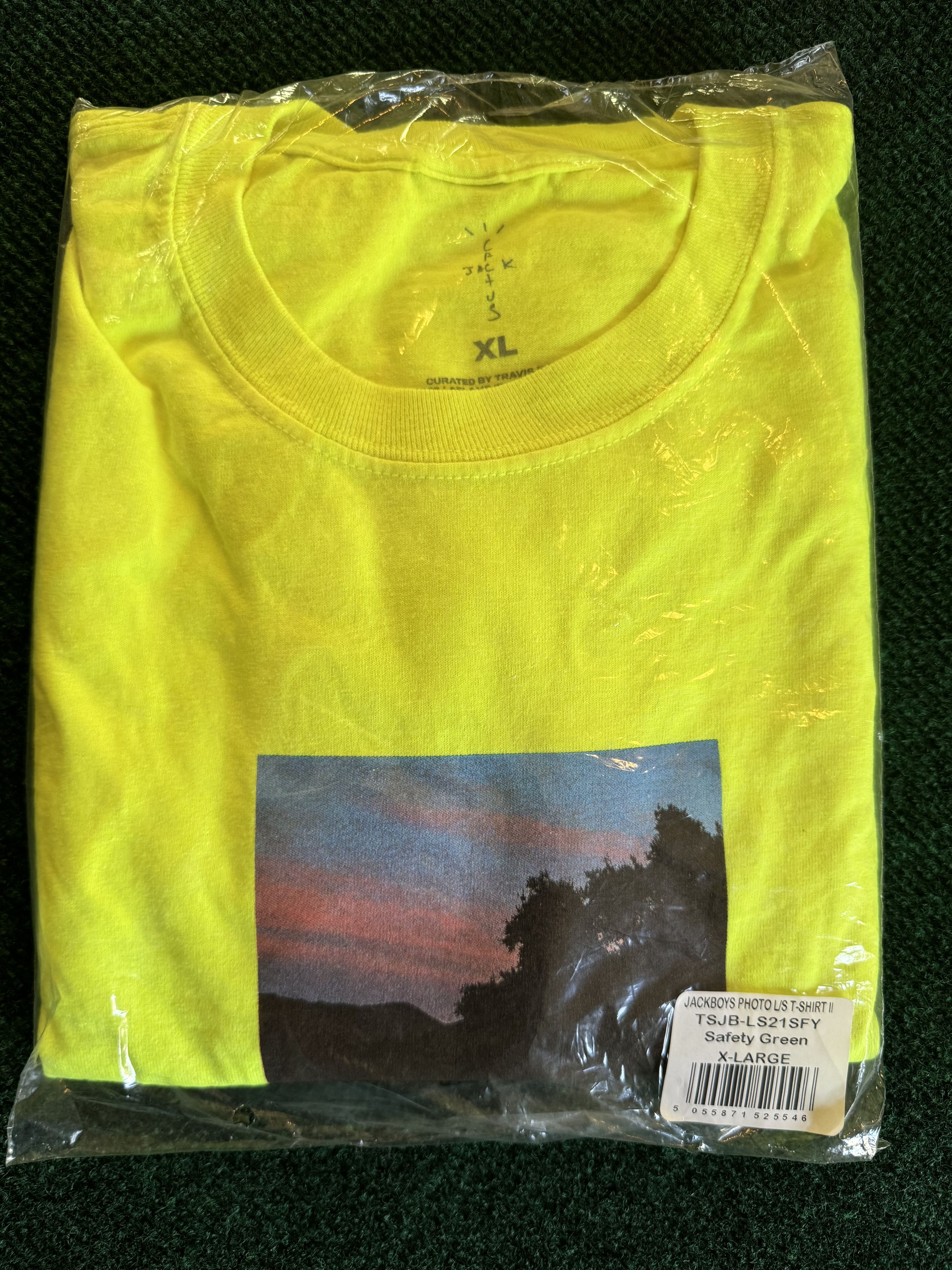 Travis Scott Travis Scott x JACKBOYS Photo L/S T-Shirt 2 “Neon” Size US XL / EU 56 / 4 - 1 Thumbnail