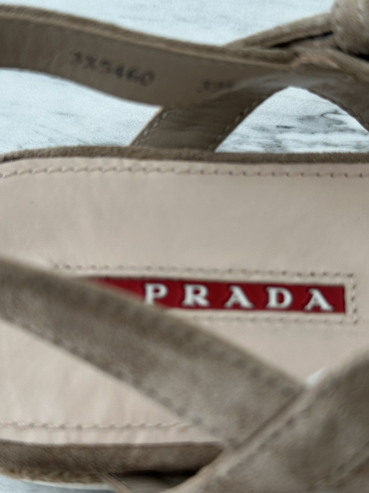 Prada Prada Y2K Vintage Archive Sandals, Never worn Size US 9.5 / IT 39.5 - 4 Thumbnail