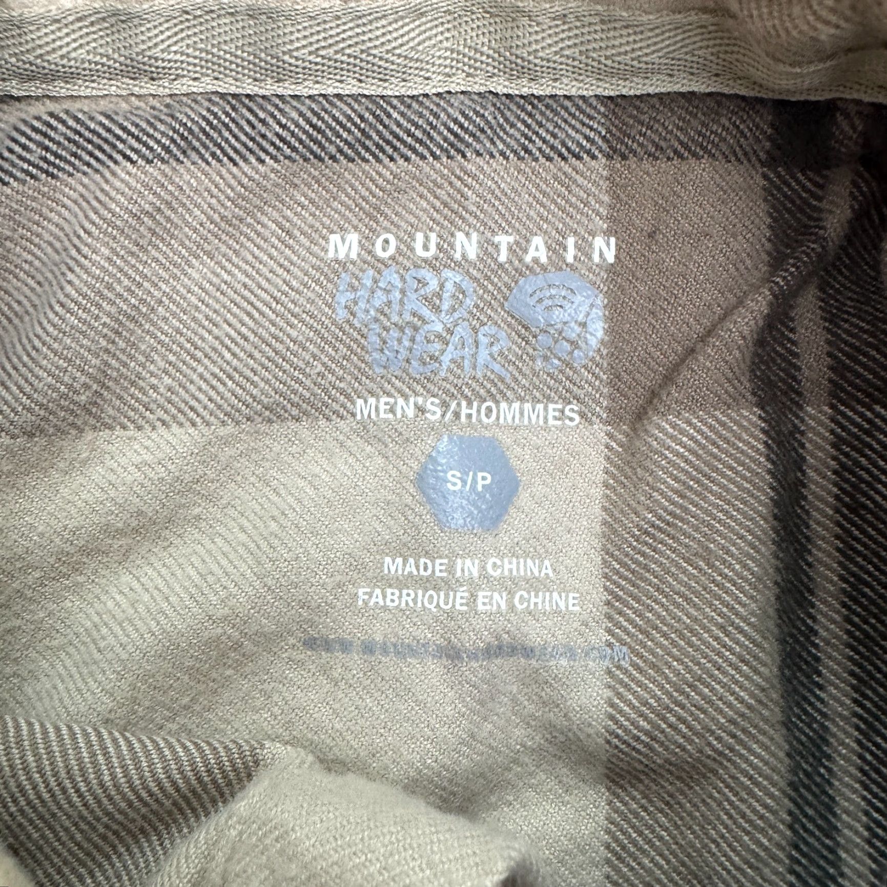 Mountain Hardwear VINTAGE Mountain Hardwear Flannel Shirt Mens Small Tan Brown Plaid Cotton Casual Outdoor Size US S / EU 44-46 / 1 - 7 Thumbnail