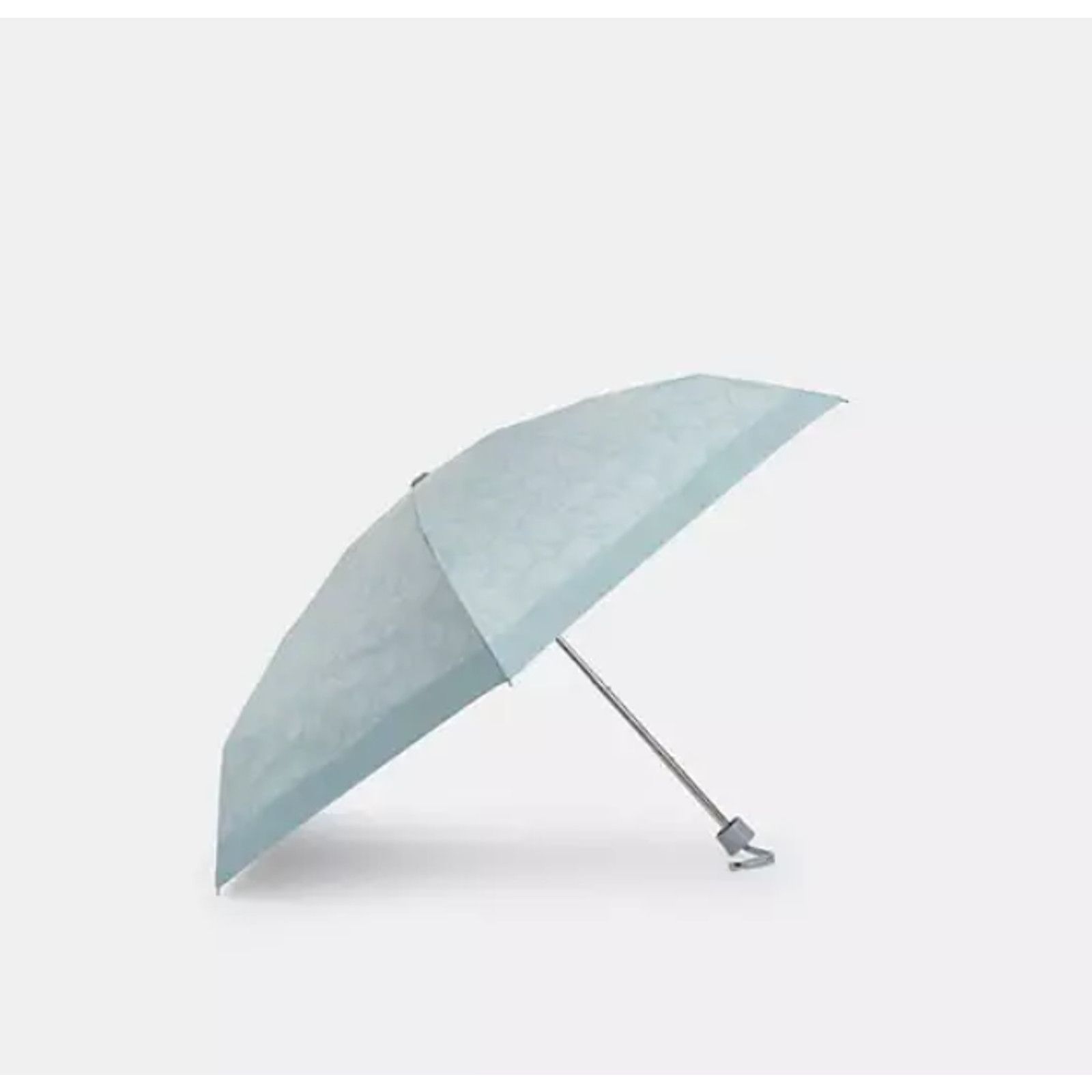 Coach Coach Uv Protection Mini Umbrella Sketch Sig Print Ice Blue Size ONE SIZE - 1 Thumbnail