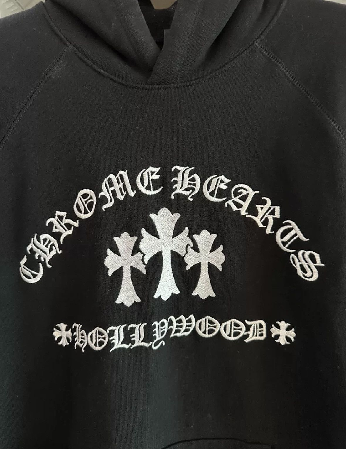 Chrome Hearts Chrome hearts three crosses embroidered hoodie Size US XL / EU 56 / 4 - 2 Thumbnail