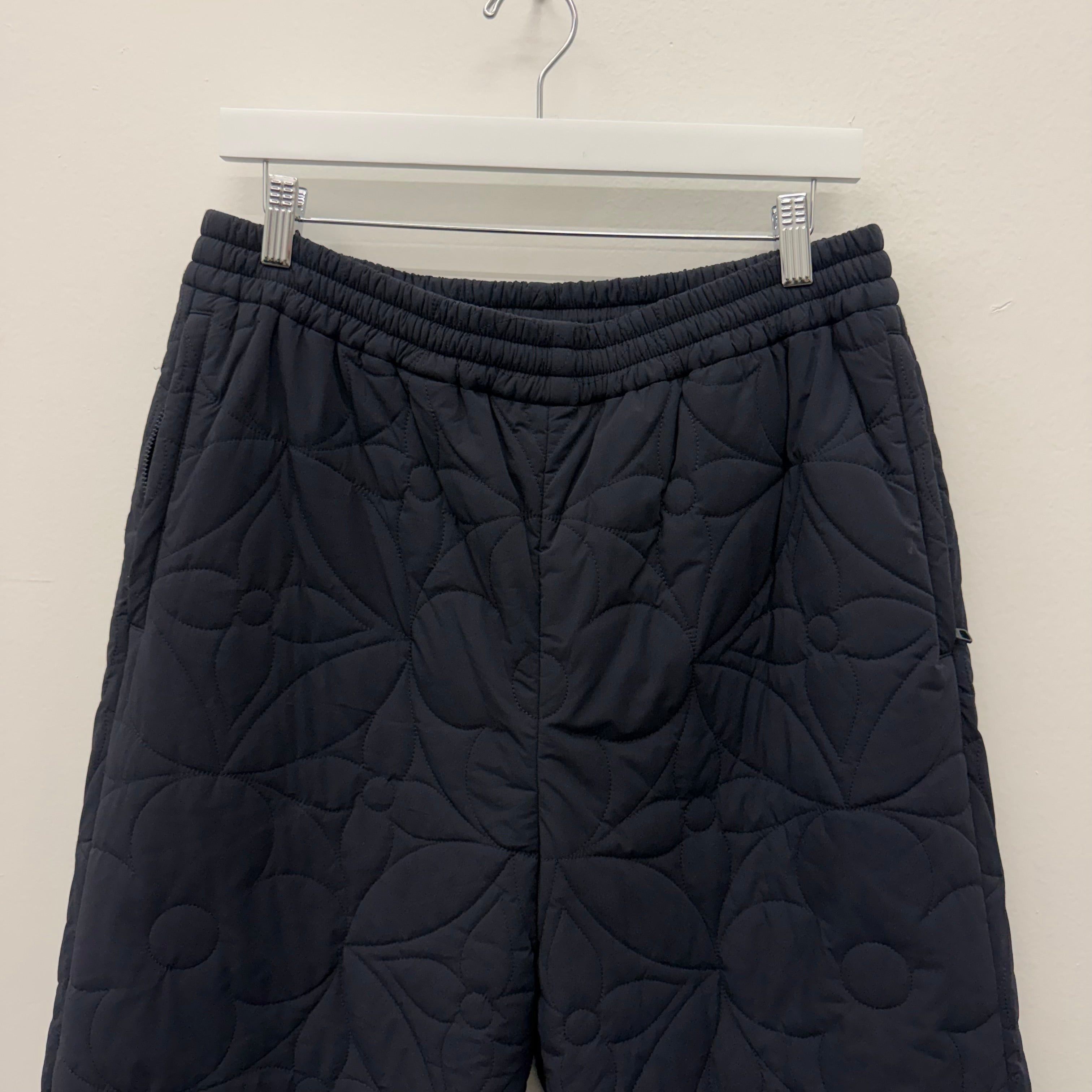 Louis Vuitton Louis Vuitton Black Flower Monogram Track Pants Size US 30 / EU 46 - 5 Thumbnail