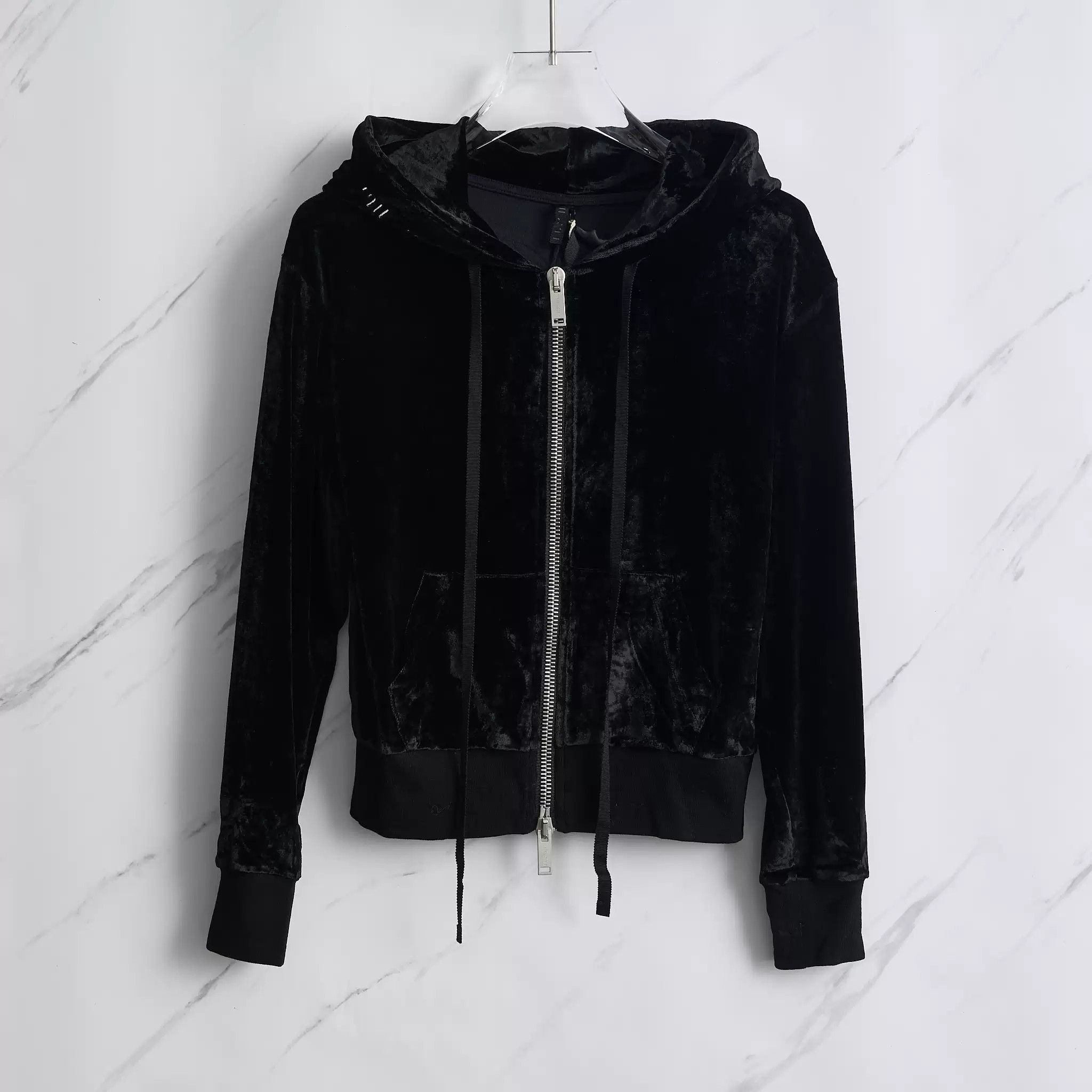 Unravel Project Authentic Unravel Project Women's Velvet Hoodie Size M / US 6-8 / IT 42-44 - 1 Thumbnail