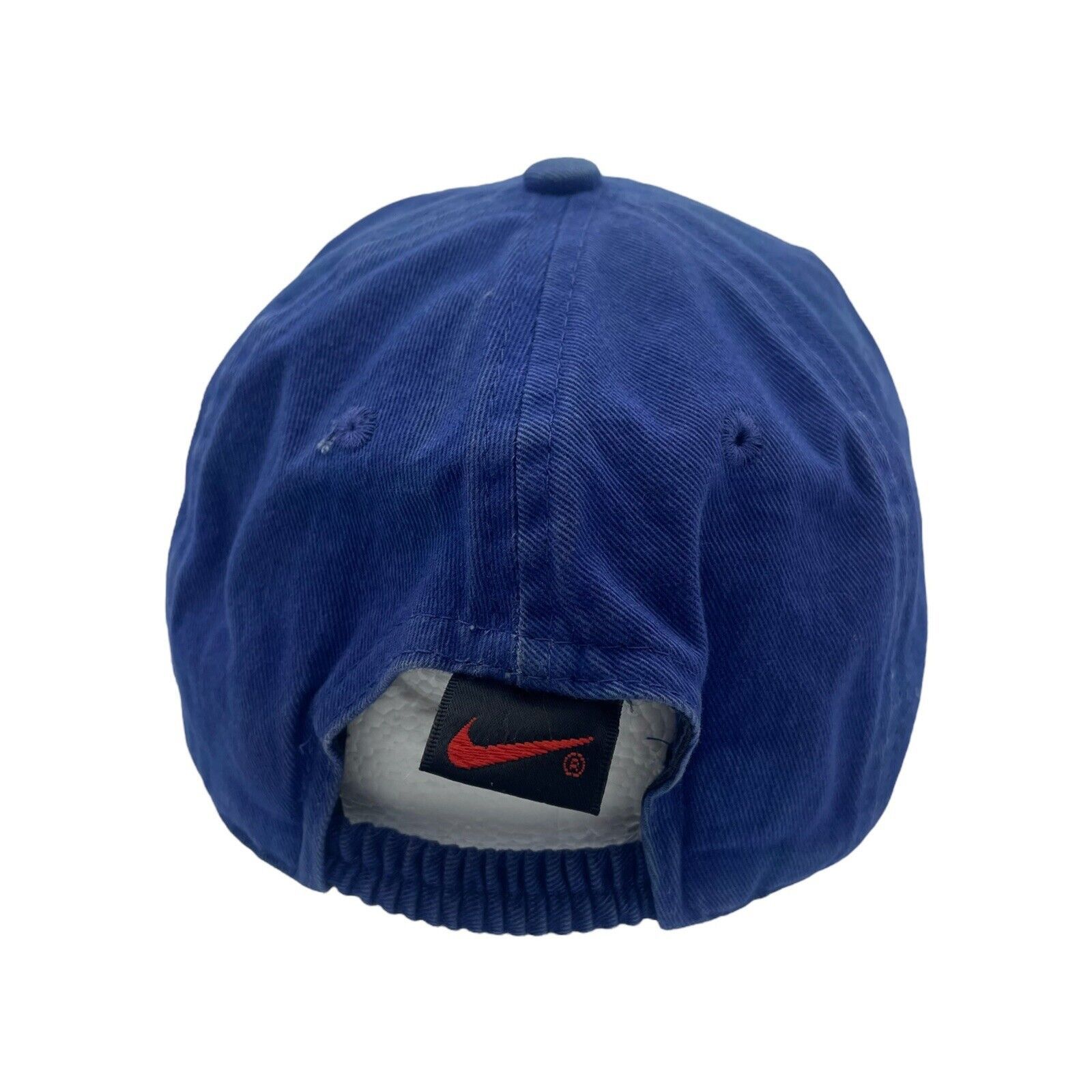Nike Vintage 1980s Nike Blue Cap 1 Size Hat Swoosh Strap Size ONE SIZE - 3 Thumbnail