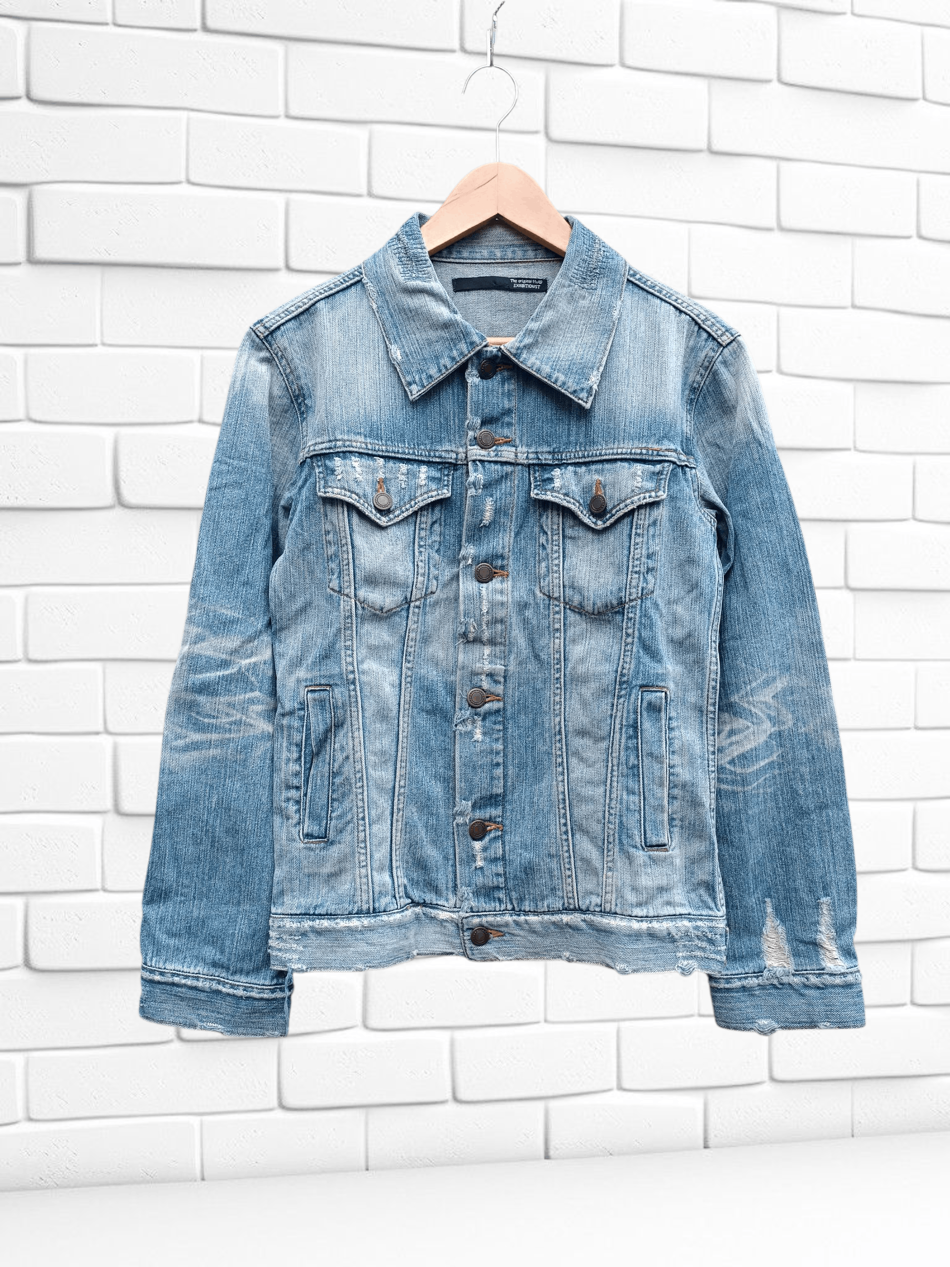 14th Addiction Japanese Ripped Denim Jacket Slim LGB ifsixwasnine Style Size US M / EU 48-50 / 2 - 1 Thumbnail