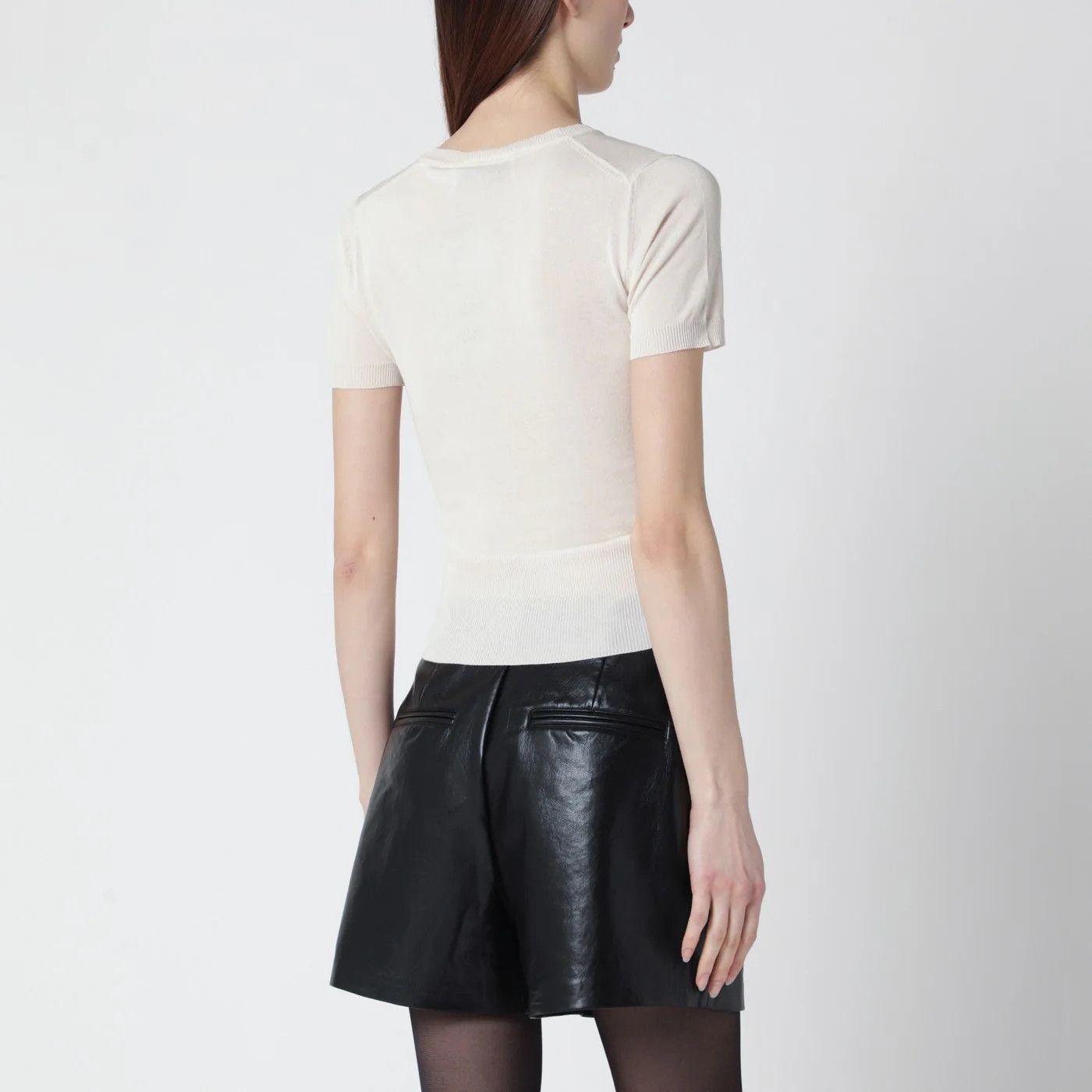 Vivienne Westwood o1d2blof0526 Cotton Top in Cream Size S / US 4 / IT 40 - 3 Thumbnail