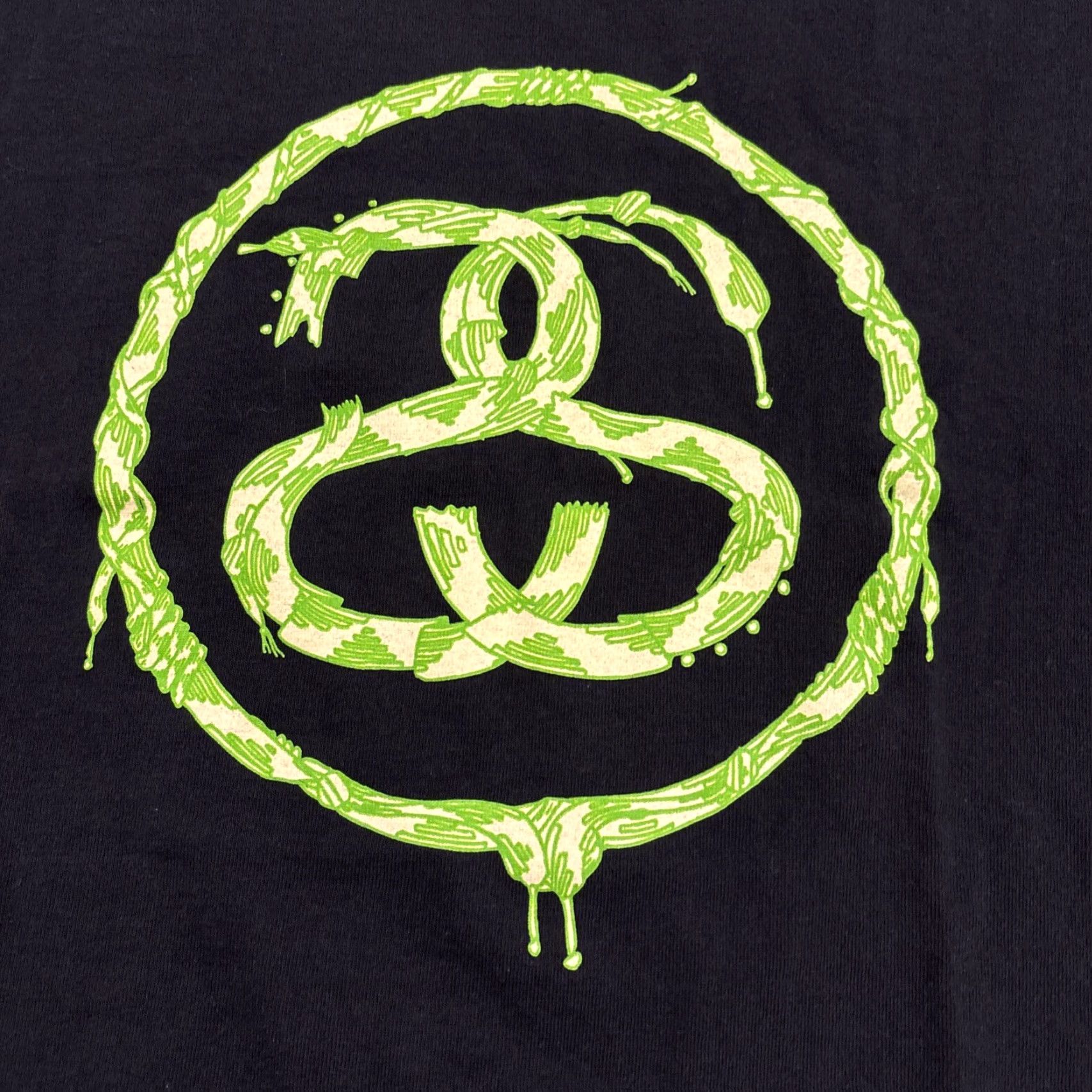 Vintage Vintage Stussy T Shirt Blue Size Large Size US L / EU 52-54 / 3 - 2 Thumbnail