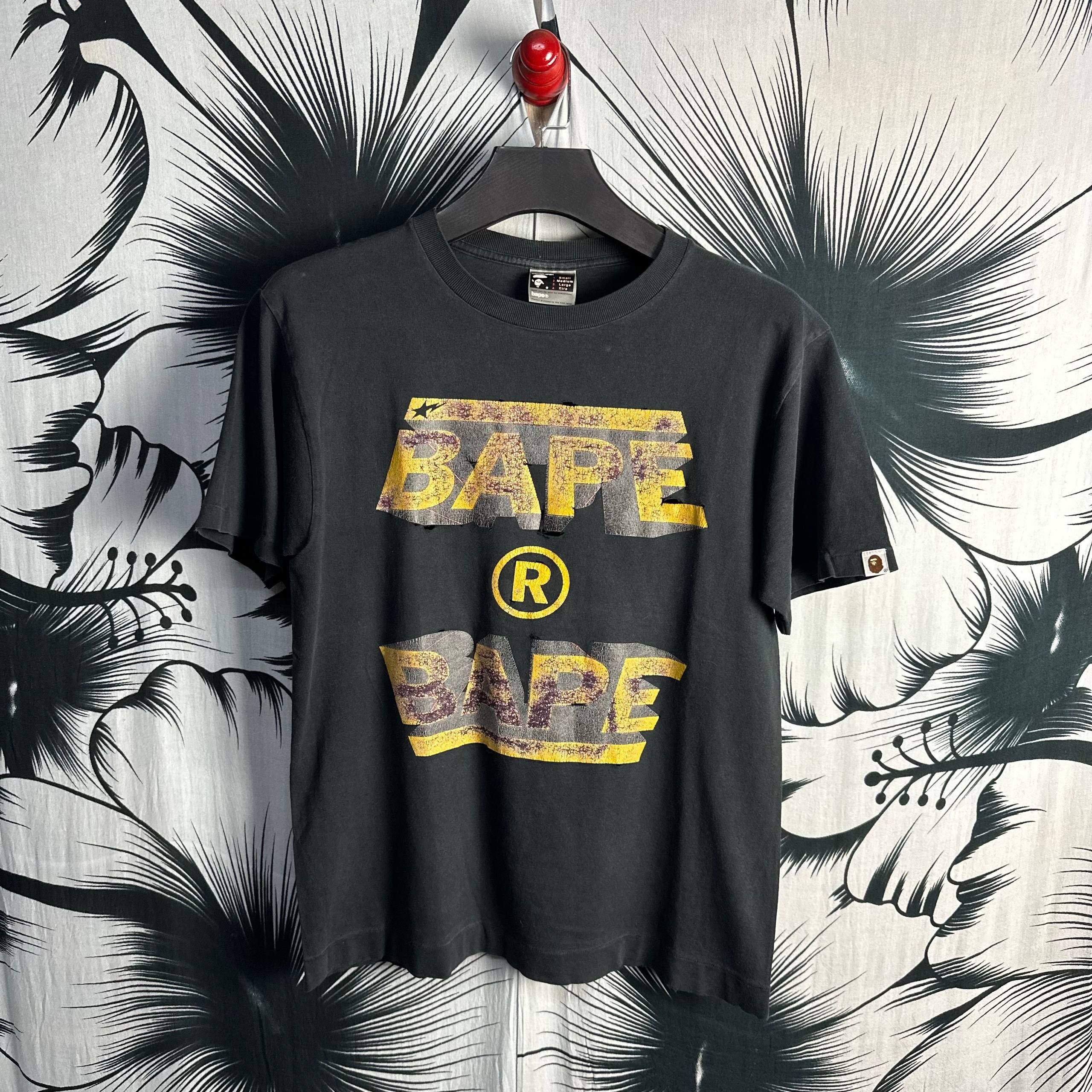 OG Vintage A Bathing Ape Star Archives Distressed T-Shirt