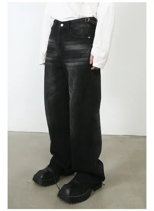 Japanese Brand Miyuki x Yumi Vintage washed loose jeans straight wide leg Size US 32 / EU 48 - 4 Thumbnail