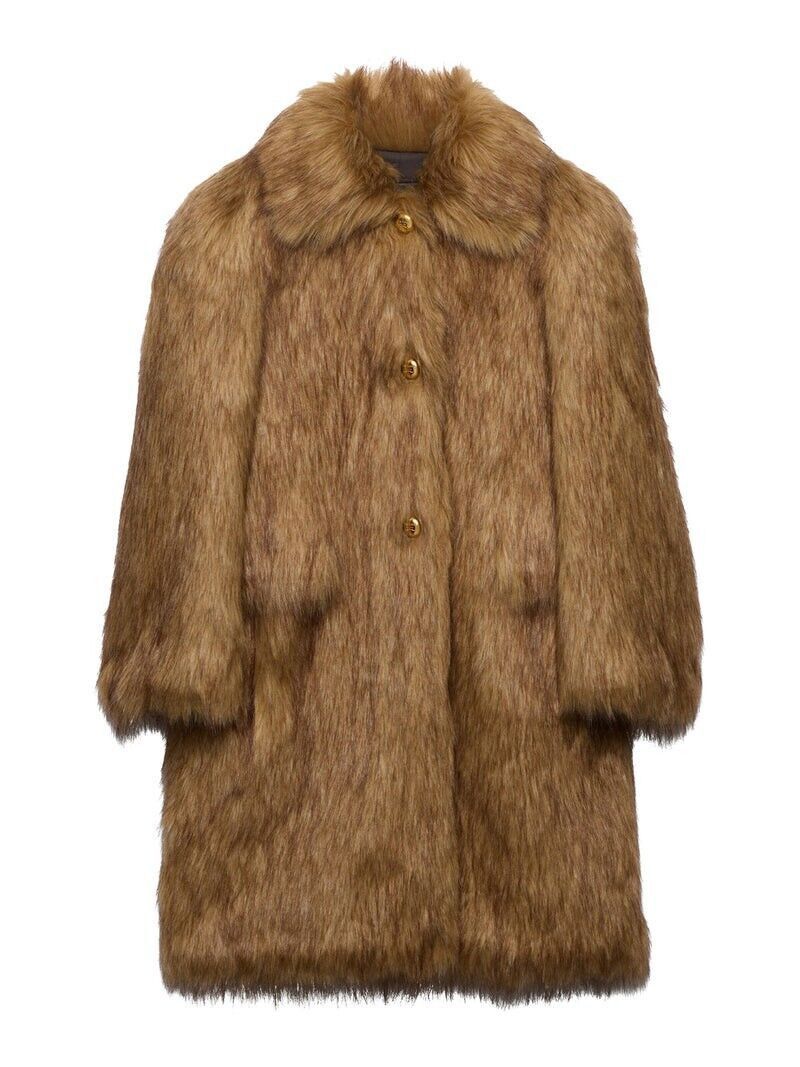 Prada PRADA Aspen Miele Acrylic Coat New & Authentic Size ONE SIZE - 1 Preview