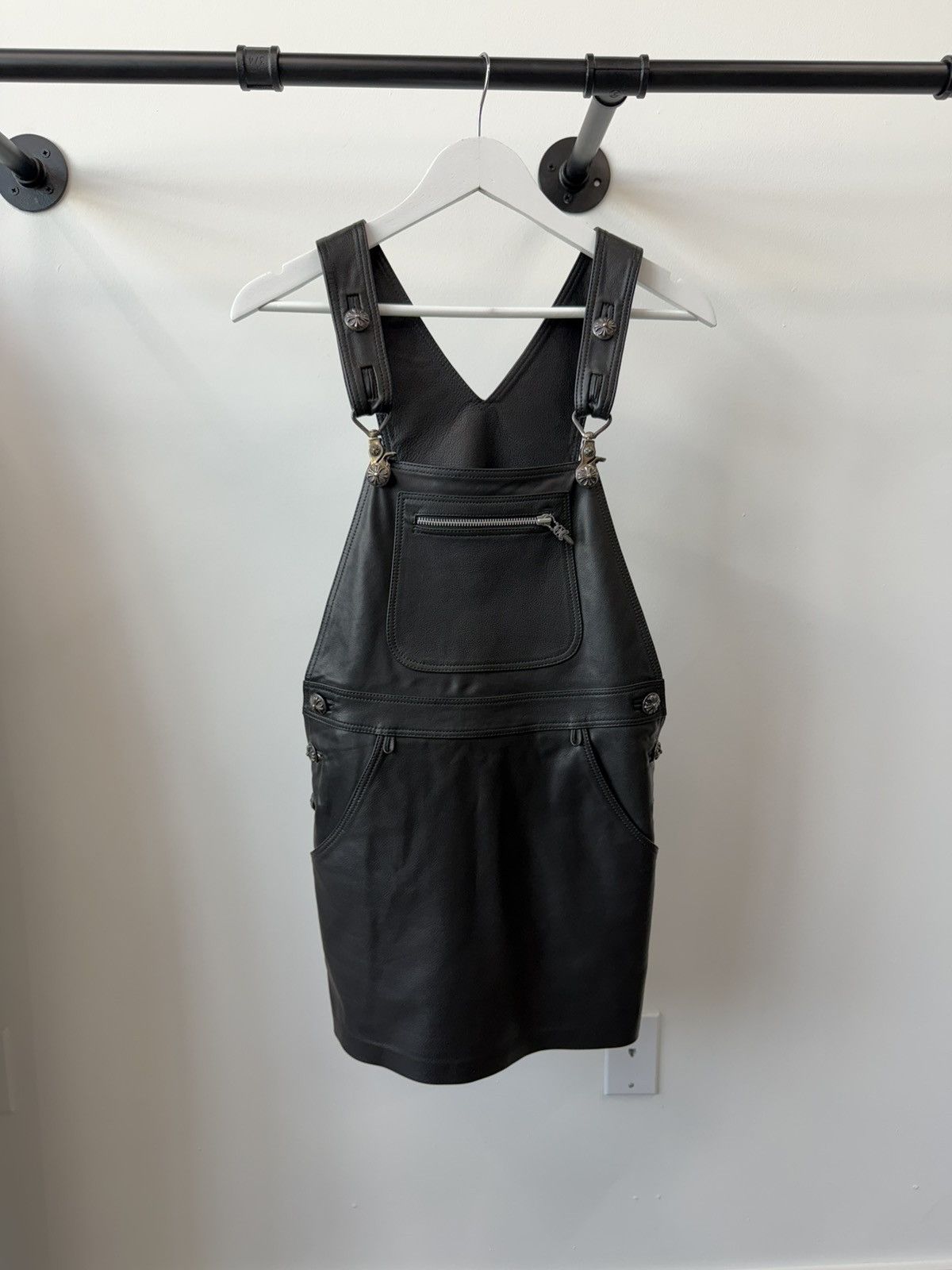 Chrome Hearts Vintage Chrome Hearts Overall Shorts Size S / US 4 / IT 40 - 1 Thumbnail
