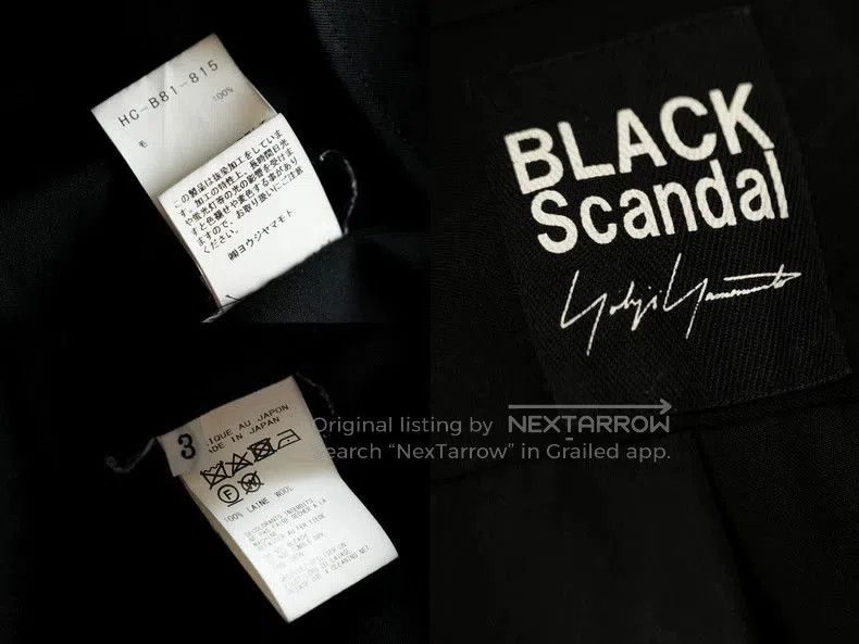 Yohji Yamamoto Yohji Yamamoto Black Wool Shirt. Size US M / EU 48-50 / 2 - 9 Thumbnail