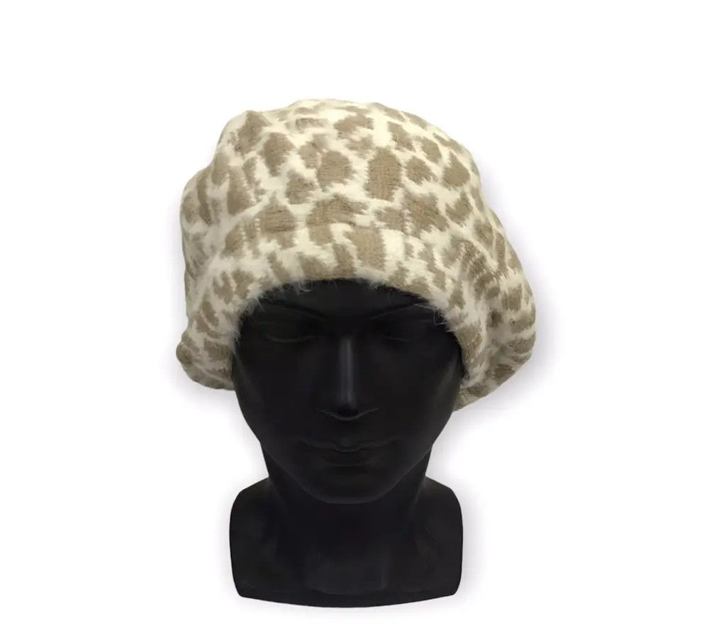 Japanese Brand Japanese Brand Leopard Design Beanie Hat Size ONE SIZE - 2 Thumbnail