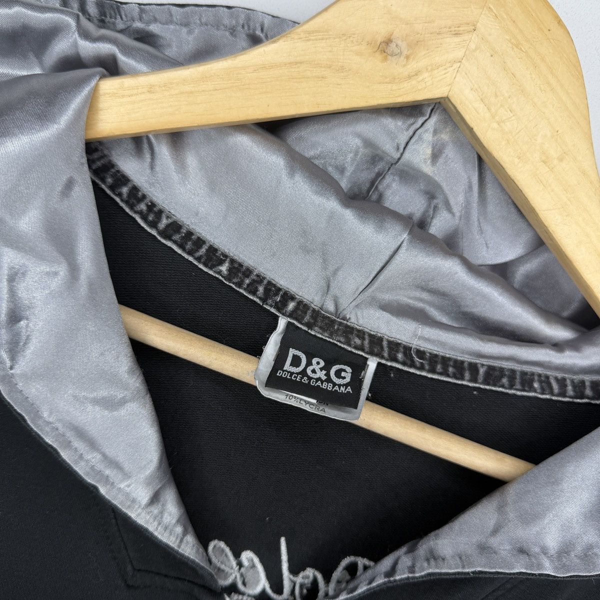 Dolce & Gabbana Y2K vintage dolce & gabbana zip up hoodie D&G Streetwear VTg Size M / US 6-8 / IT 42-44 - 5 Thumbnail