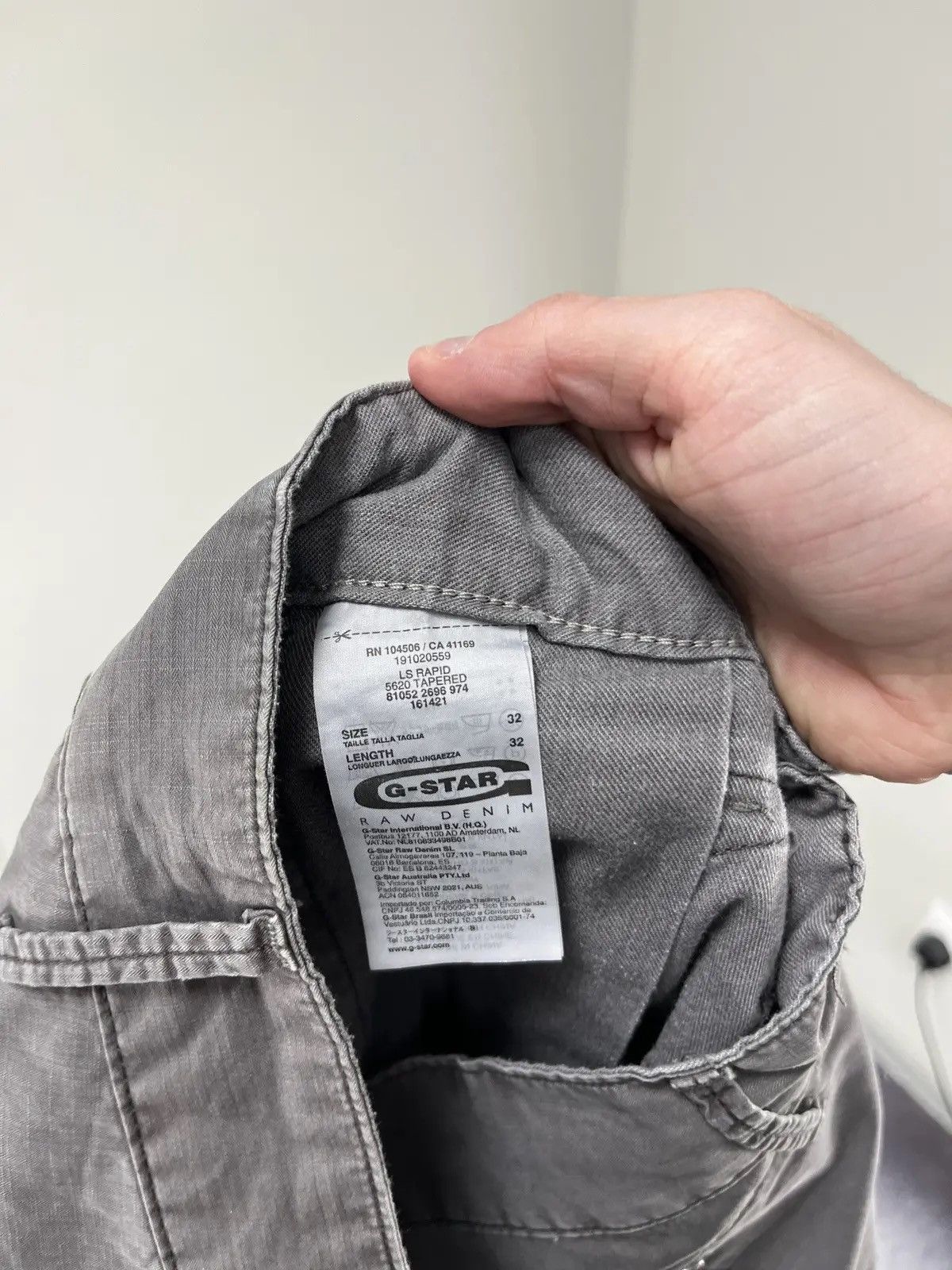 G-Star × Vintage Vintage G Star Raw Y2K Embroidered Logo Japanese Pants Size US 32 / EU 48 - 10 Thumbnail