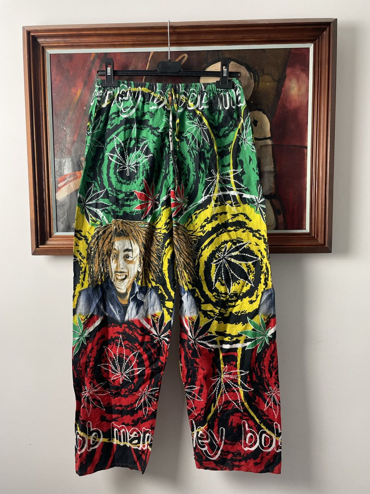 Bob Marley Vintage Bob Marley Light Pant Jamaica Rasta Style Ganja Skun Size US 32 / EU 48 - 1 Thumbnail
