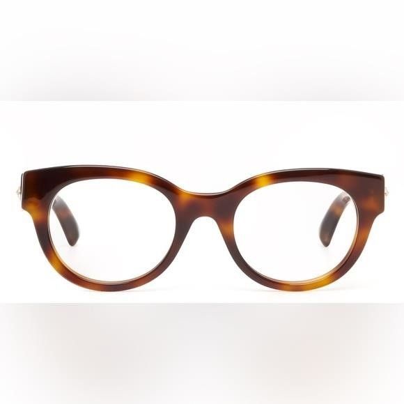 Gucci New - GUCCI OVAL EYEGLASSES GG0209O 002 HAVANA/GOLD 48MM 209 Size ONE SIZE - 2 Thumbnail