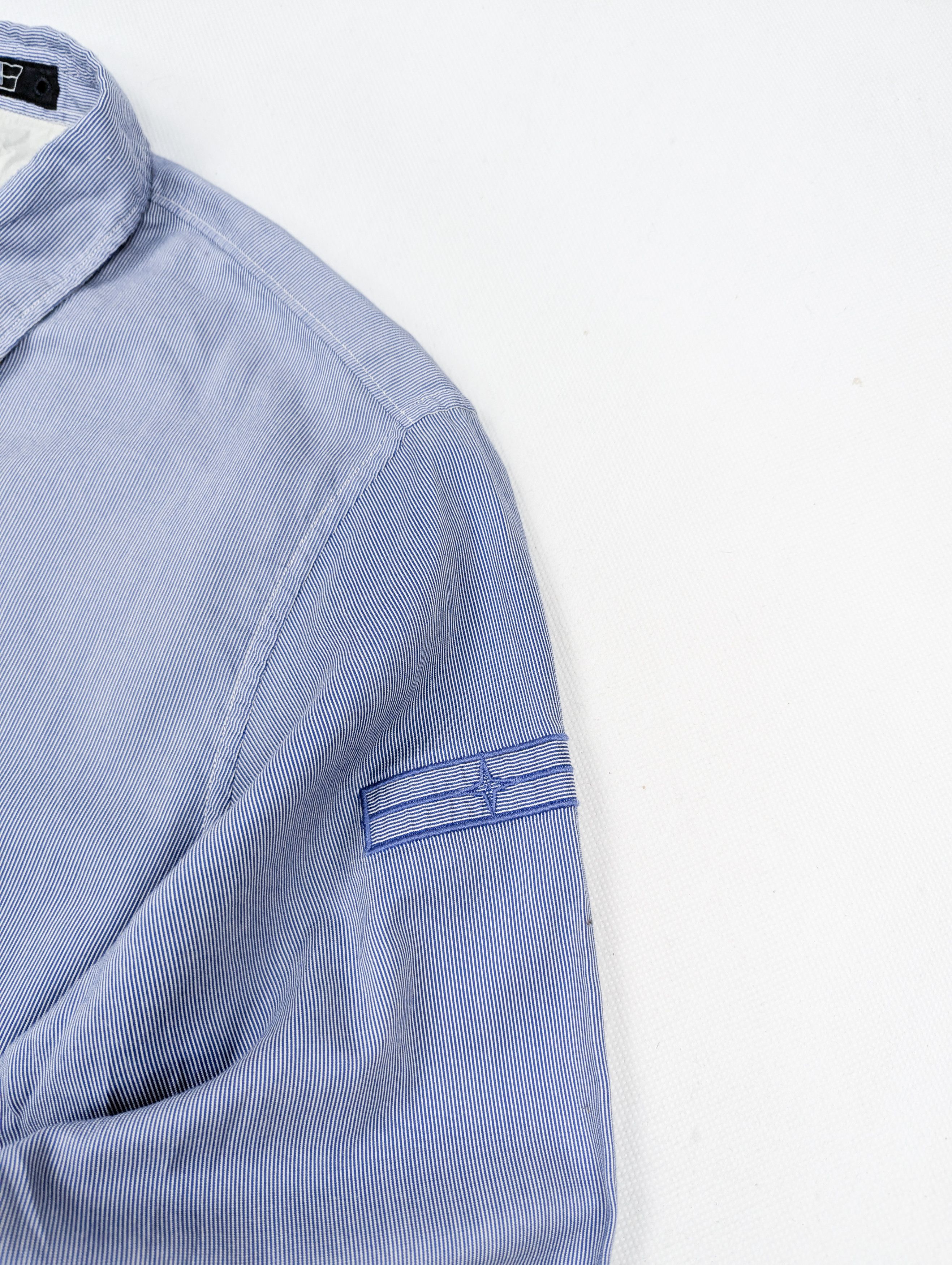 Stone Island Stone Island blue shirt L Size US L / EU 52-54 / 3 - 2 Thumbnail