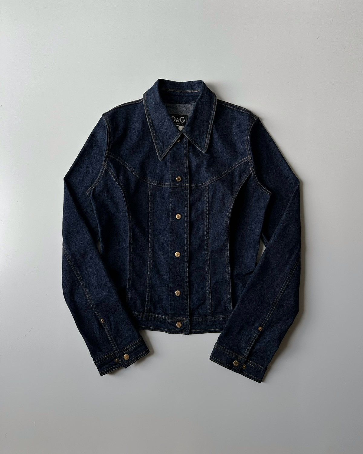 Dolce & Gabbana Vintage 90s Dolce&Gabbana Denim Jacket Size S / US 4 / IT 40 - 1 Thumbnail
