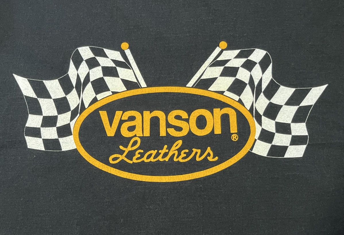 Vanson Leathers RARE Vintage 90s Vason Lathers Big Logo Shirt Size US M / EU 48-50 / 2 - 3 Thumbnail