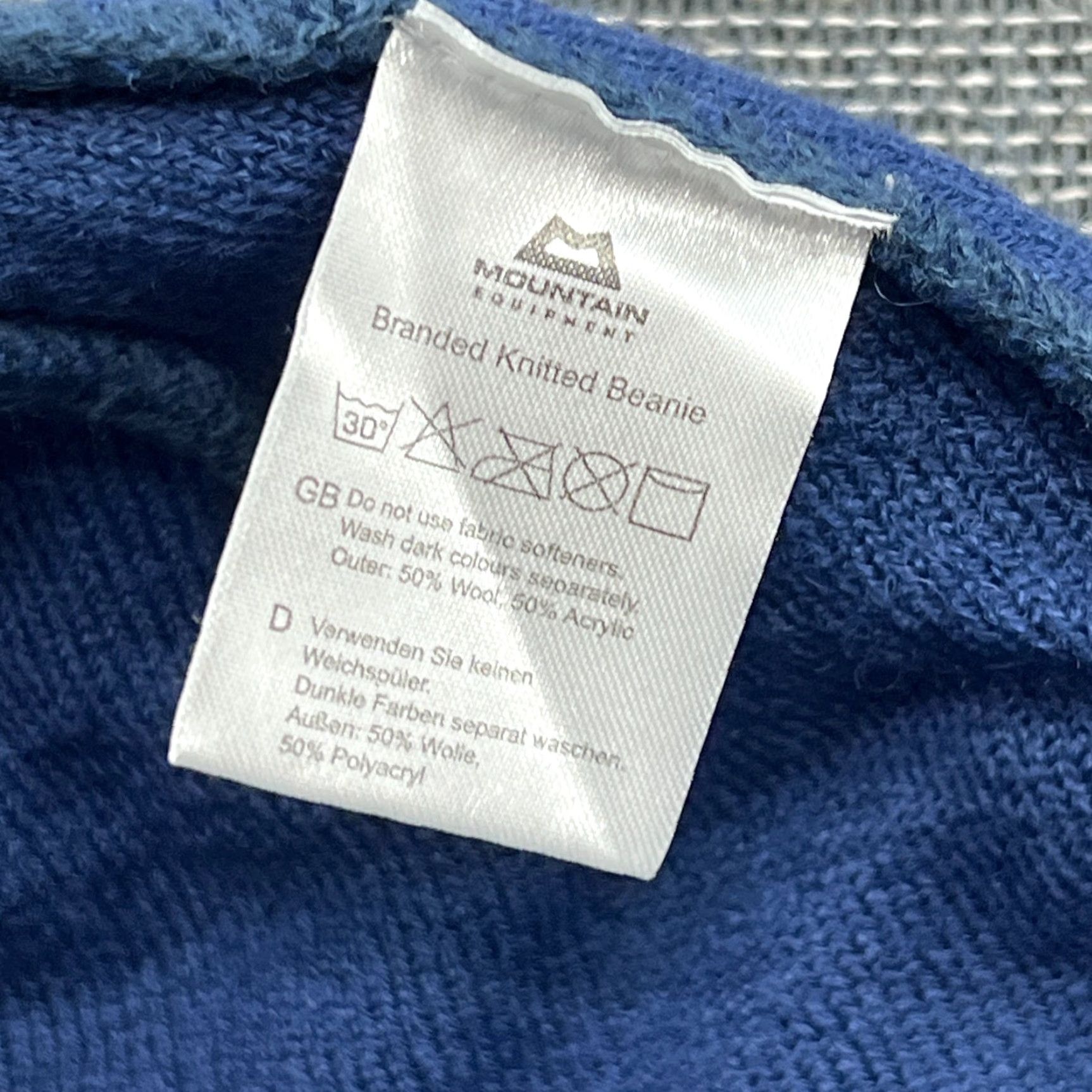 Mountain Equipment Mountain Equipment Beanie Hat One Size Wool Blend Knitted Blue Outdoor Unisex Adults Size ONE SIZE - 6 Thumbnail