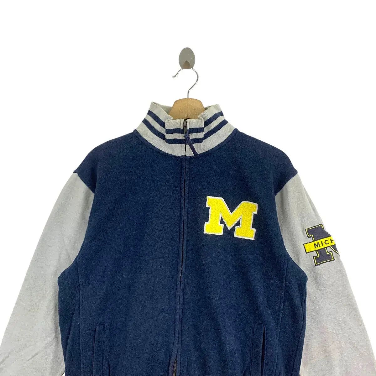 Designer Vtg MICHIGAN UNIVERSITY Go Blue Athletic Dept College Size S / US 4 / IT 40 - 2 Thumbnail
