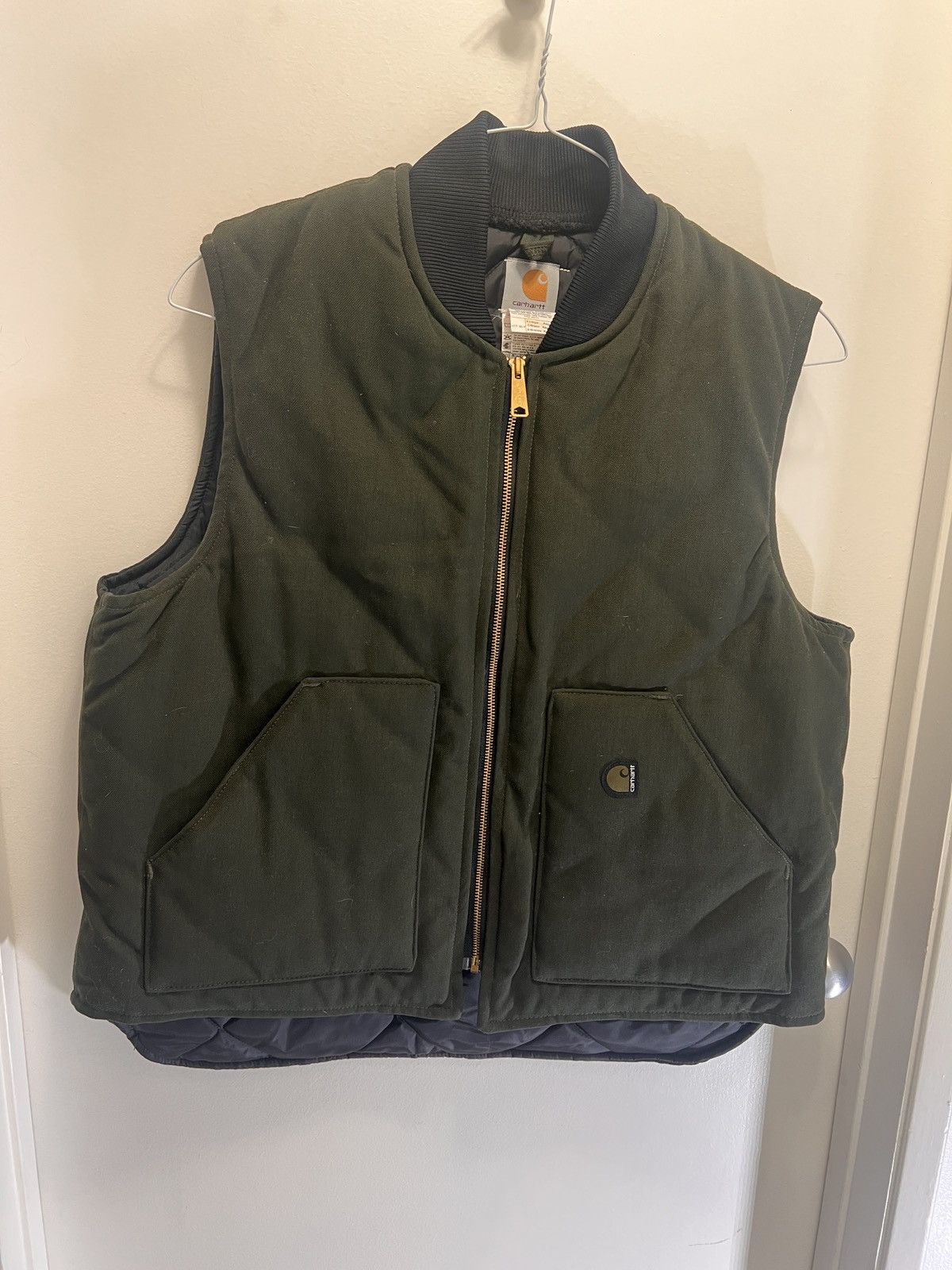 Carhartt Carhartt Vest V17 OLV Size US XL / EU 56 / 4 - 1 Thumbnail