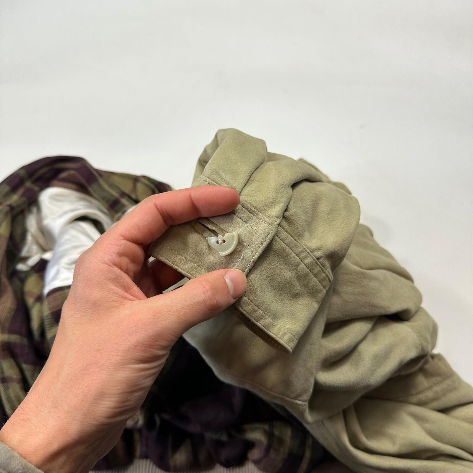 Gucci Gucci 1970’s Suede Leather Flannel Lined Flight Jacket - L Size US L / EU 52-54 / 3 - 10 Thumbnail