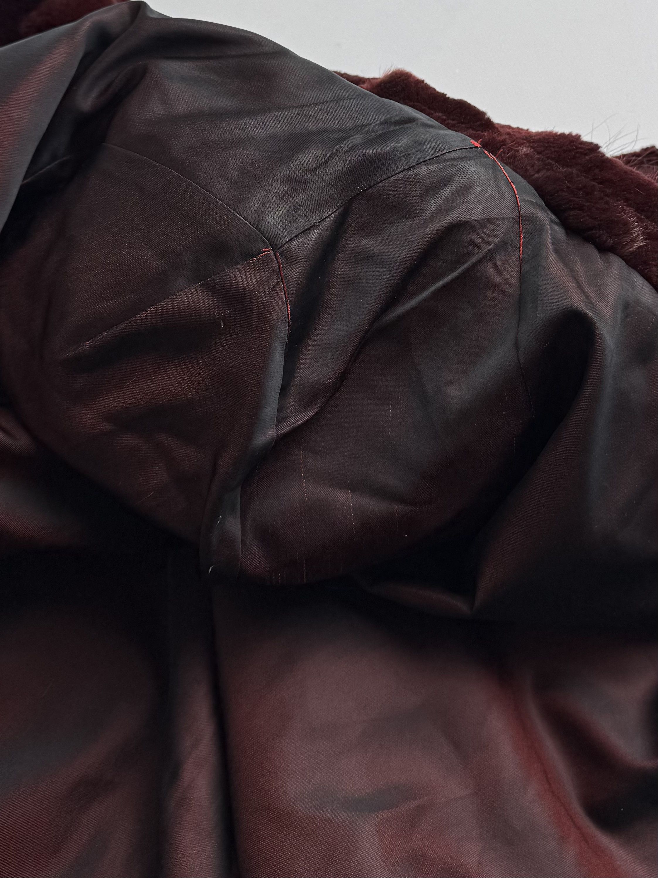 Vintage Vintage Real Fur Coat With Hood B8(V414)E2 Size M / US 6-8 / IT 42-44 - 18 Thumbnail