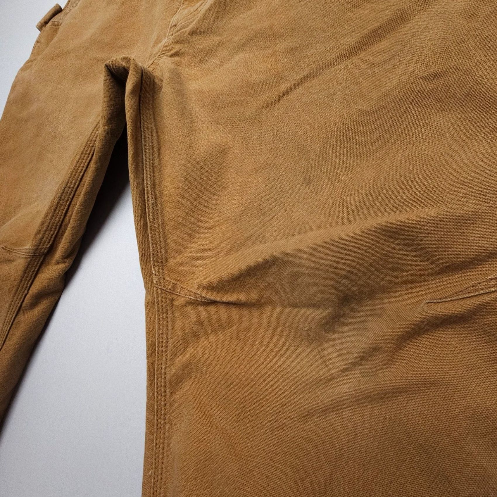 Carhartt Carhartt Mens Rugged Flex Carpenter Pants Straight Duck 40 x 26 Brown Canvas 5-Pocket Regular Inseam 26 Front Flat Front Shoes? Size US 40 / EU 56 - 5 Thumbnail