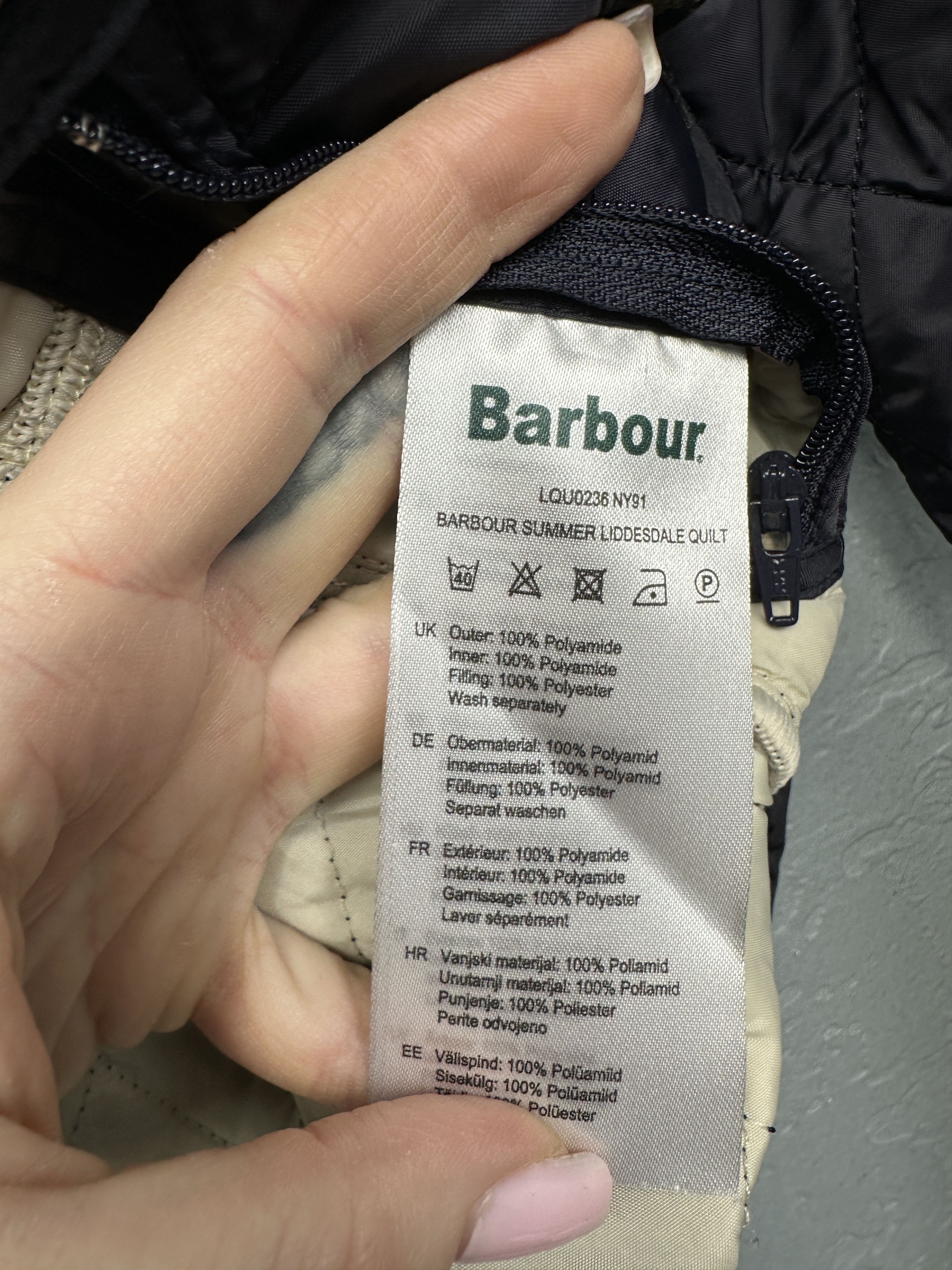 Barbour Barbour Summer Liddesdale Quilted Jacket Size L / US 10 / IT 46 - 7 Thumbnail