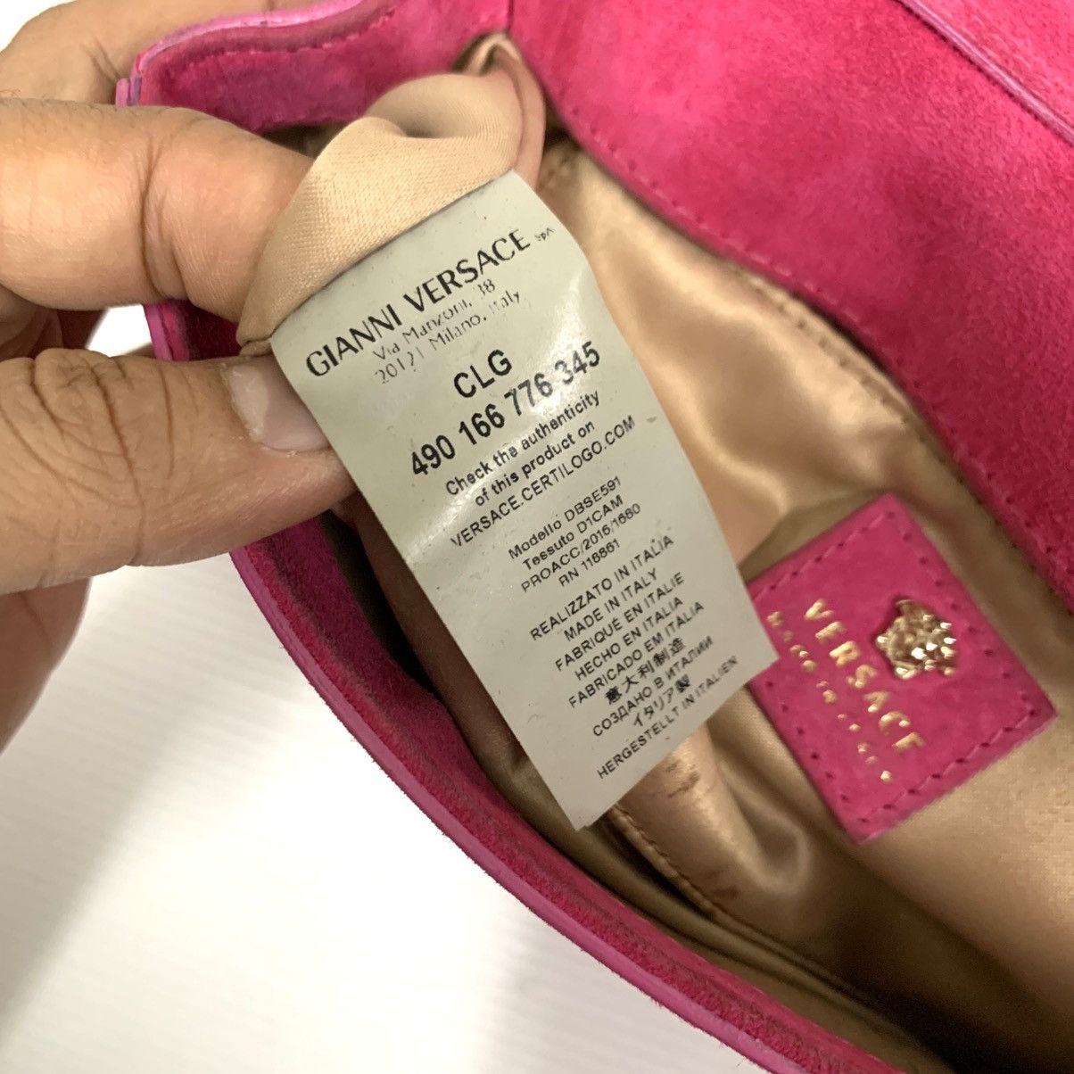 Versace Versace Suede Leather Pink Chain Sling Size ONE SIZE - 11 Thumbnail