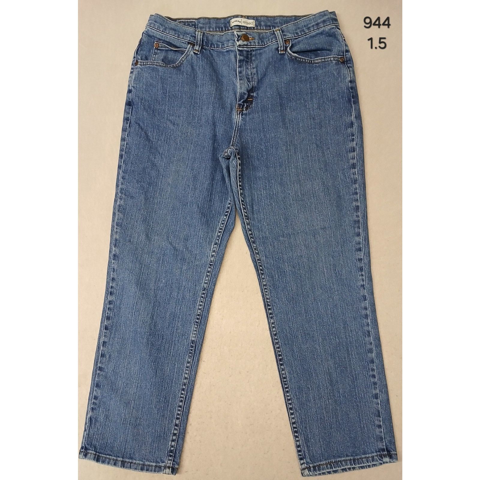 Other Ryders (14P) women's Relaxed Straight Leg Blue Denim Jeans Size 36" / US 14 / IT 50 - 1 Thumbnail