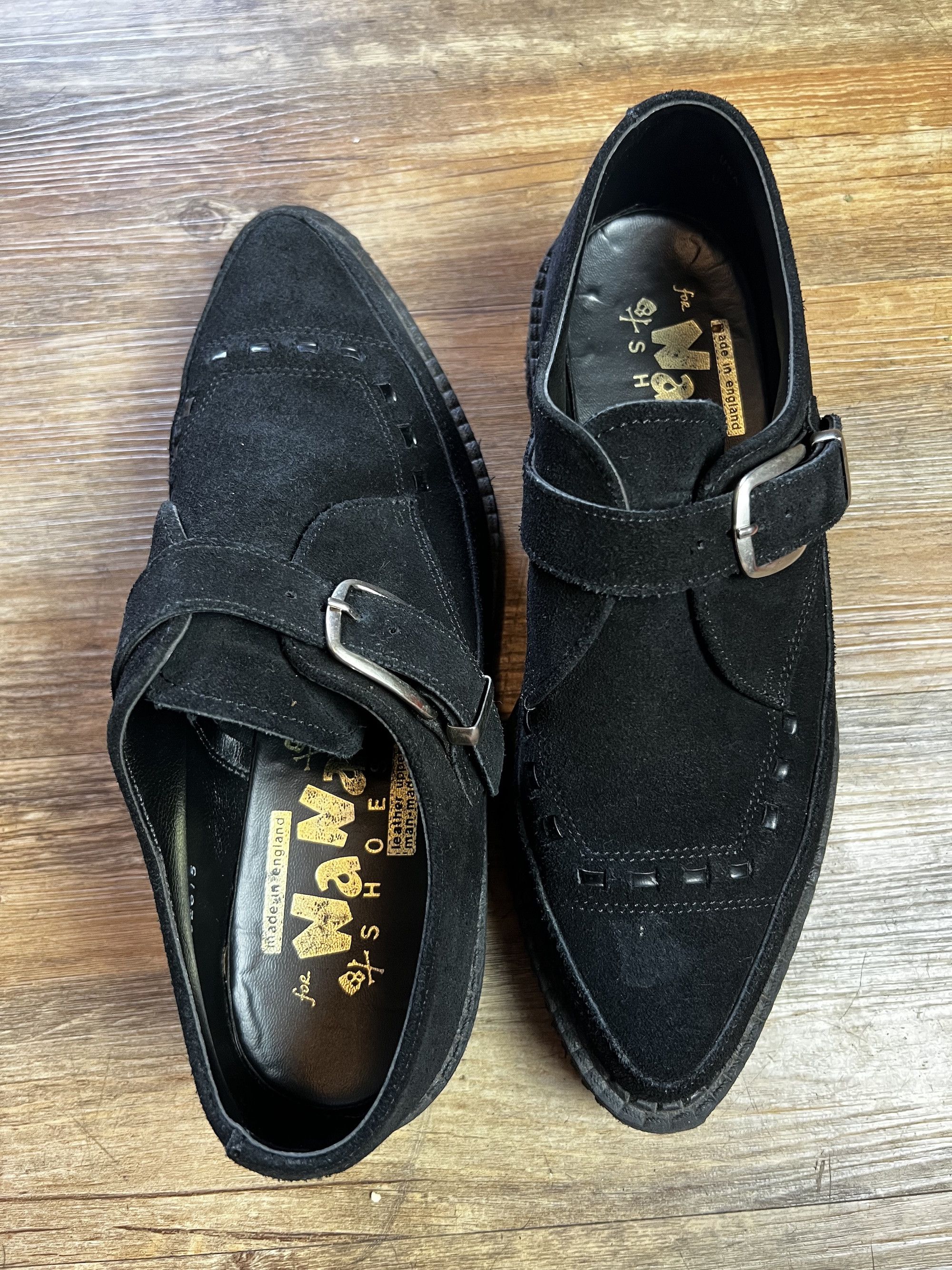 Vintage RARE Vintage 1980's-1990's Nana Shoes Punk Rock Creepers Size US 8 / EU 41 - 4 Thumbnail