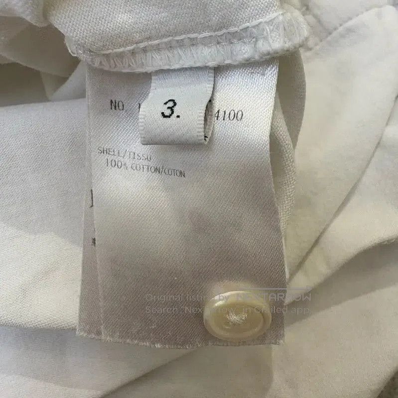 Thom Browne Thom Browne White Striped Short Sleeve T-Shirt . Size US L / EU 52-54 / 3 - 8 Thumbnail