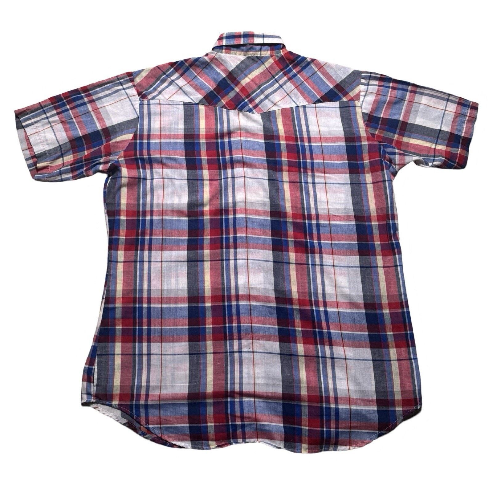 Vintage Vintage Stagecoach Western Pearl Snap Button T Shirt XL Size US XL / EU 56 / 4 - 7 Thumbnail