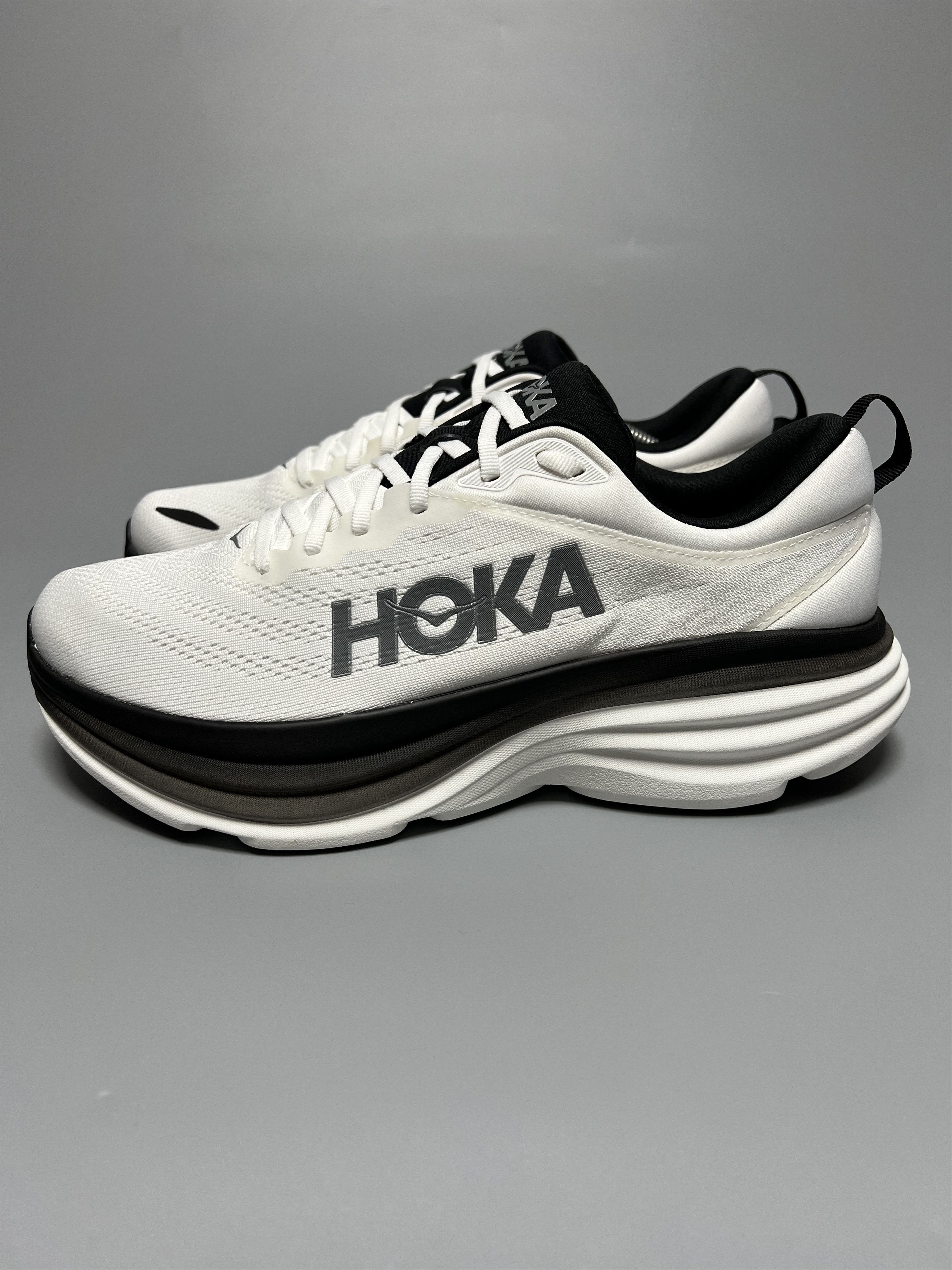 Hoka 11D Hoka One One Bondi 8 Running Shoes 1123202-WBLC Size US 11 / EU 44 - 2 Thumbnail