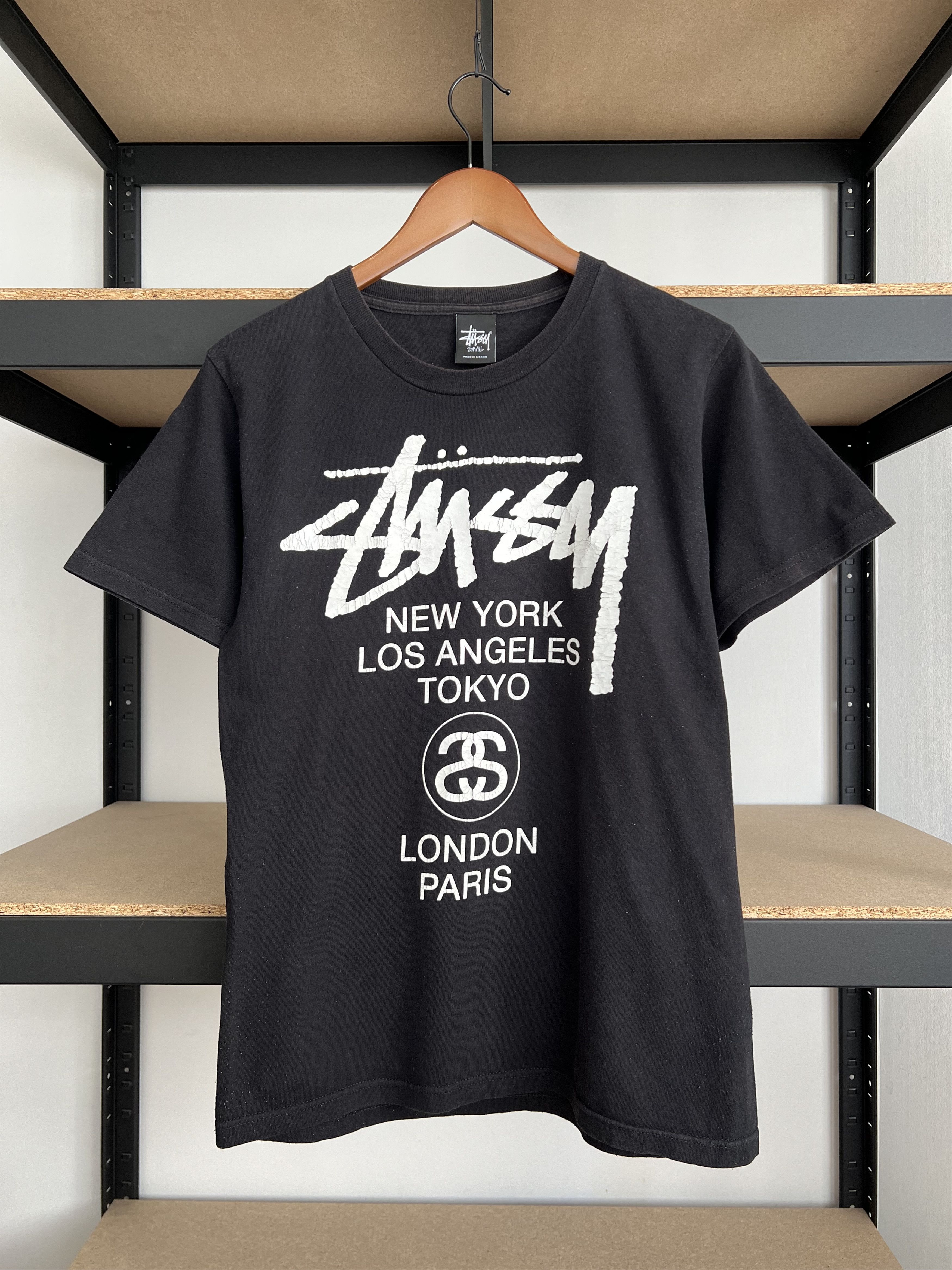 stussy シャツ　made in Japan Built In Usa Tee Pigment Dyed – Black | Tees | Stüssy Japan