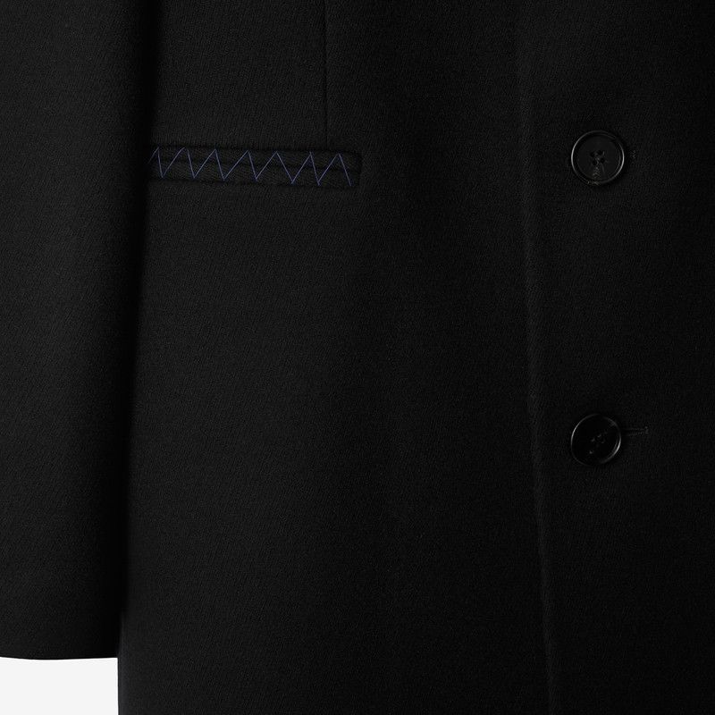 Burberry o1w1db10326 Wool Tailored Coat in Black Size US S / EU 44-46 / 1 - 5 Thumbnail