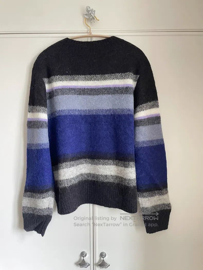Acne Studios Acne Studios Blue Striped Sweater, Mohair Blended Fabric Size US XS / EU 42 / 0 - 2 Thumbnail