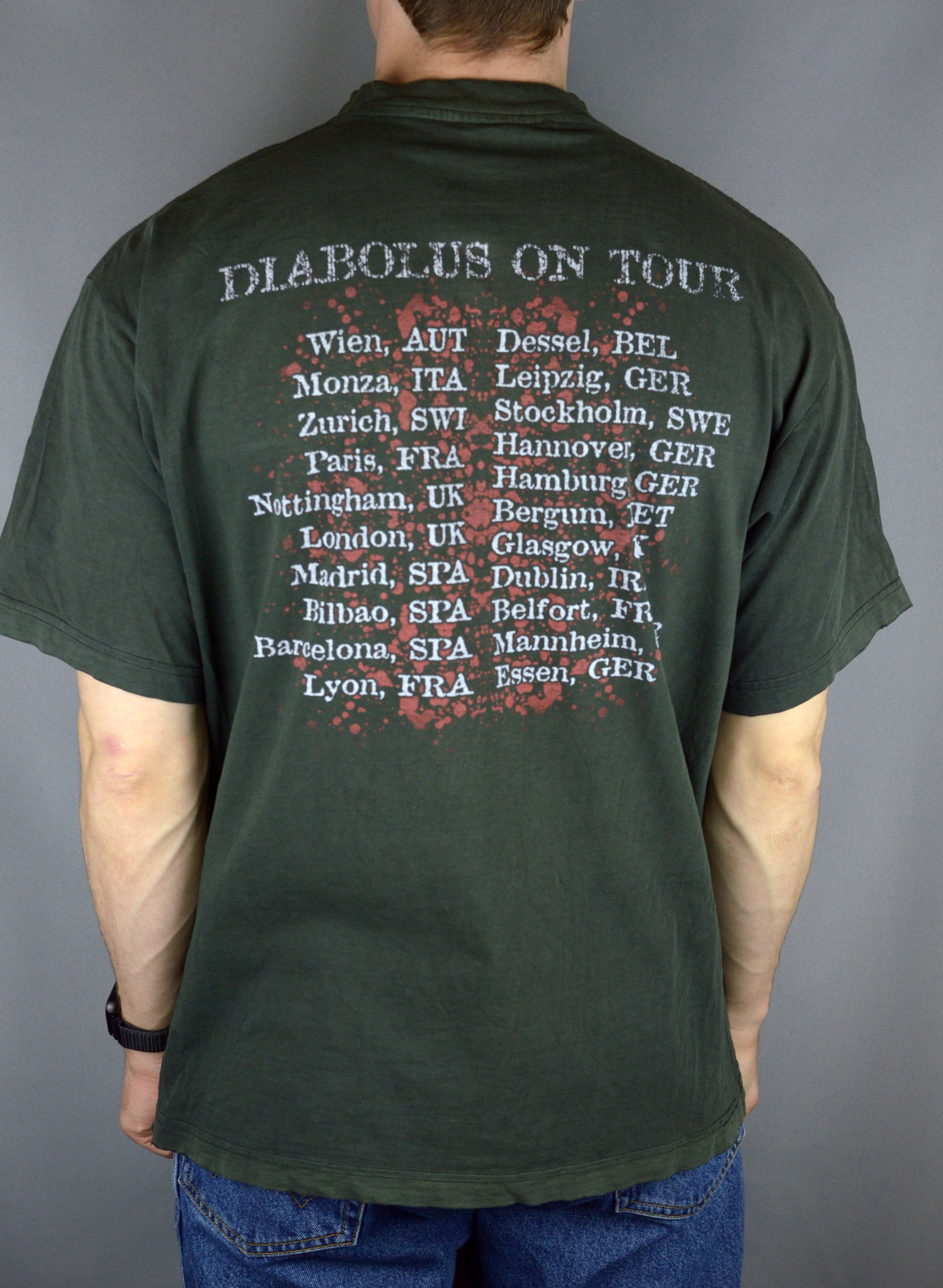 Slayer × Vintage Vintage Slayer Diabolus On tour 1998 t shirt Size US XL / EU 56 / 4 - 2 Thumbnail