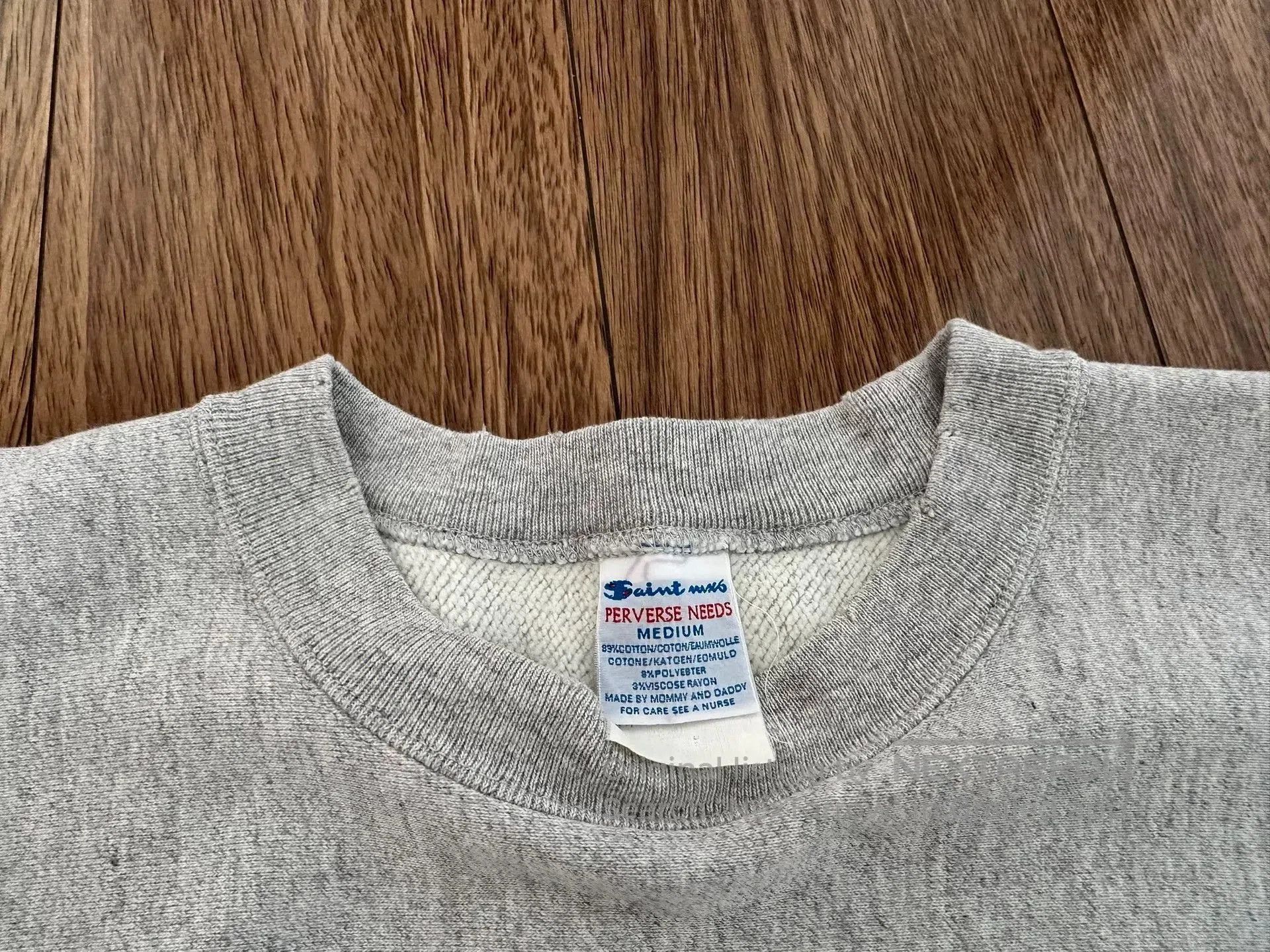 Saint Michael vintage saint michael sweatshirt in gray. Size US M / EU 48-50 / 2 - 3 Thumbnail