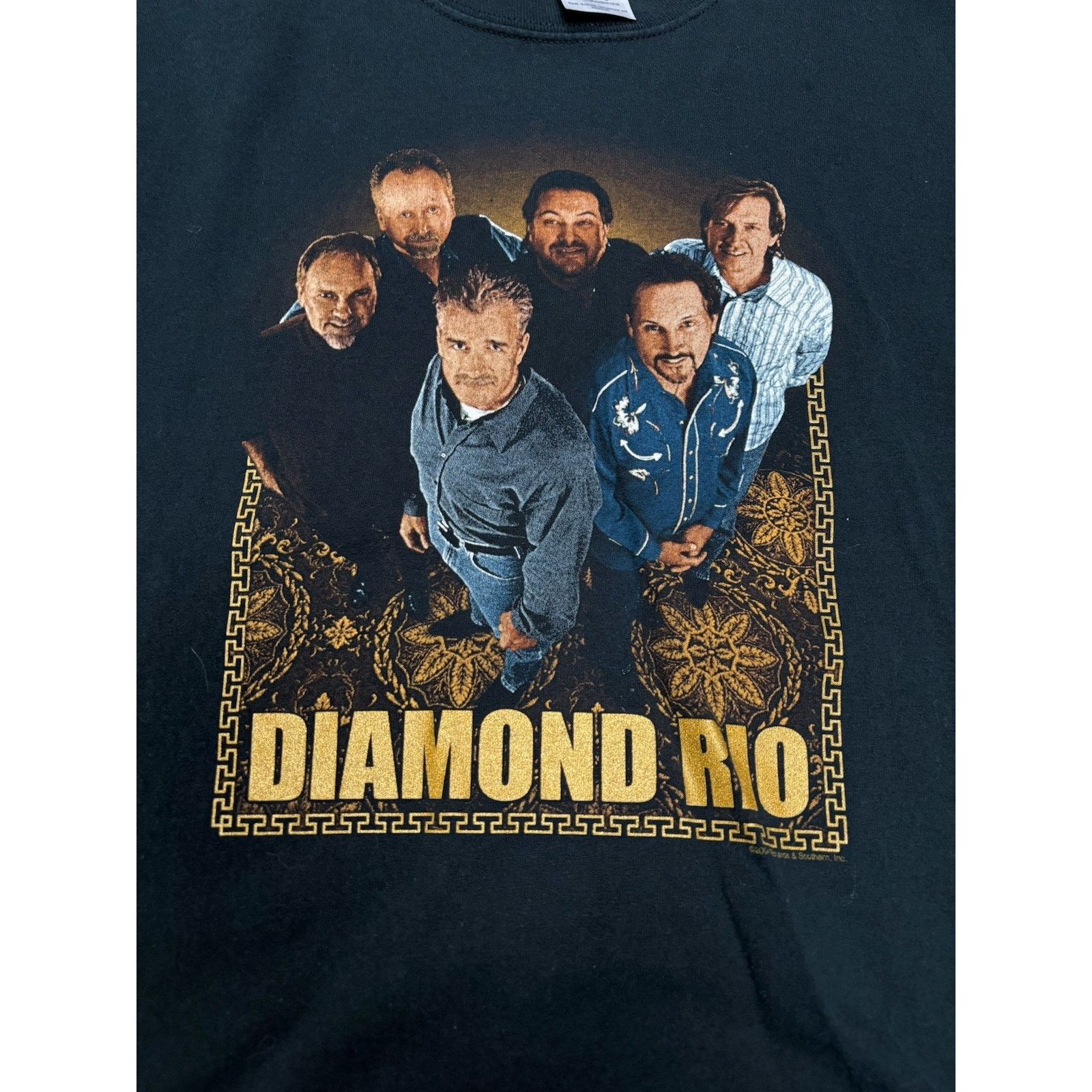Gildan Vintage Y2K Diamond Rio Band T Shirt Size L Size US L / EU 52-54 / 3 - 2 Thumbnail